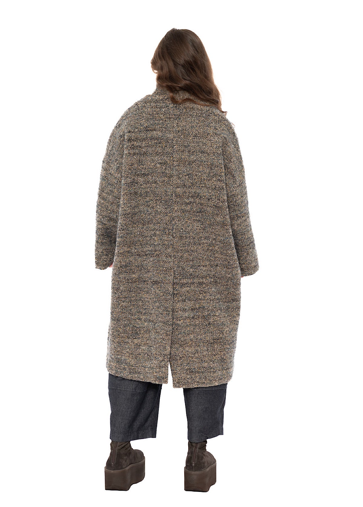 TEXTURED MÉLANGE HANNAH COAT