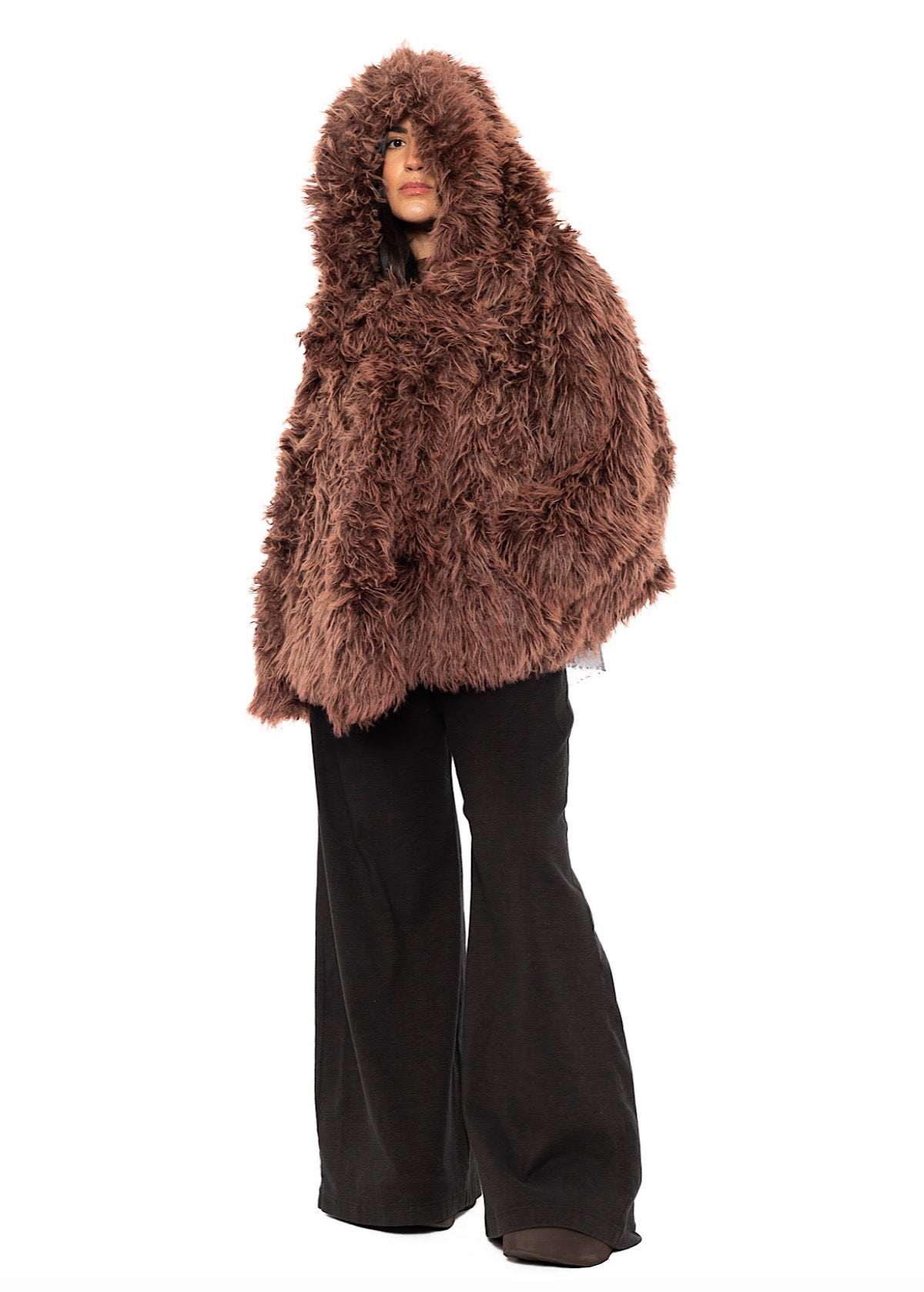 OVERSIZED FAUX FUR JACKET