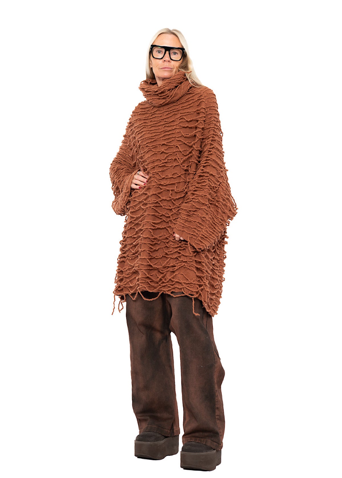 DECONSTRUCTED KNIT TUNIC