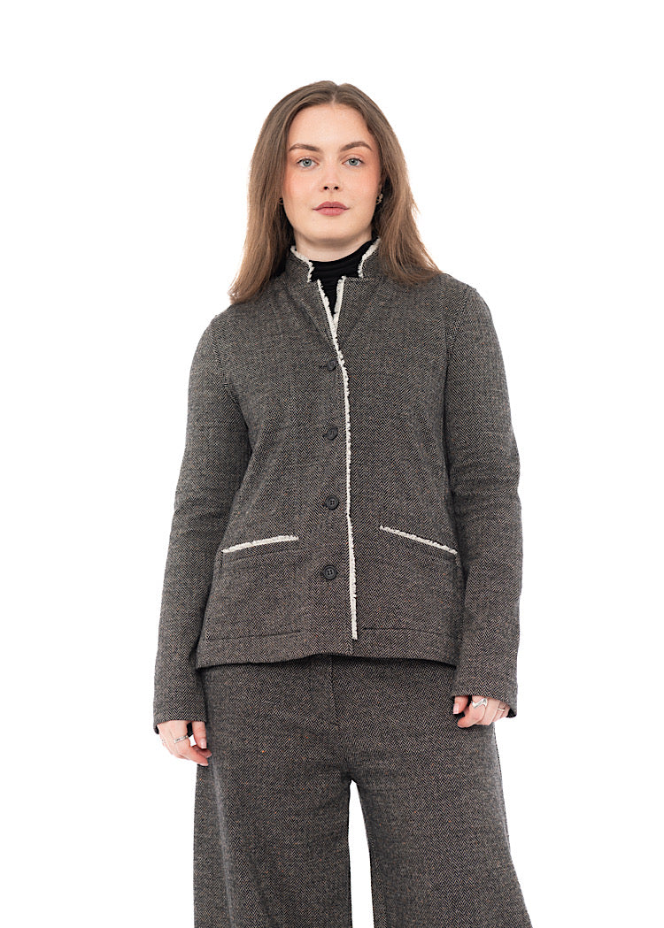 HERRINGBONE APRILE I JACKET