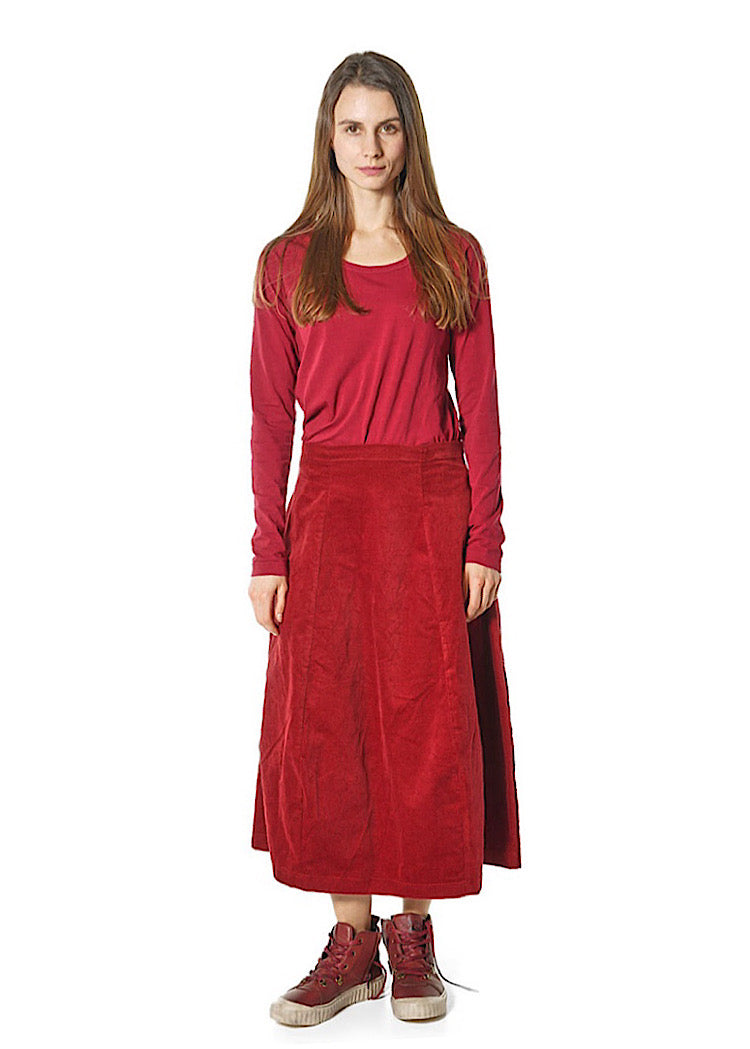CL STRETCH-VELVET BALLOON SKIRT