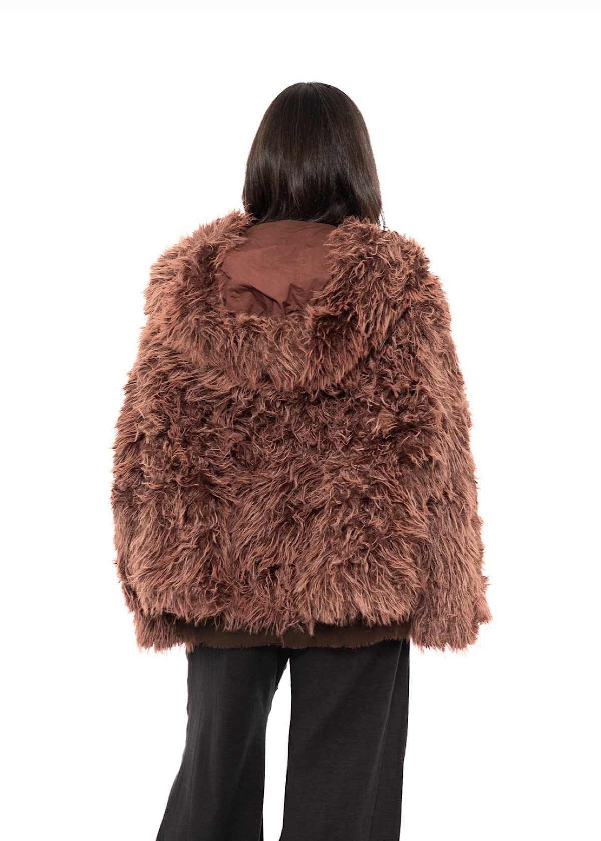 OVERSIZED FAUX FUR JACKET