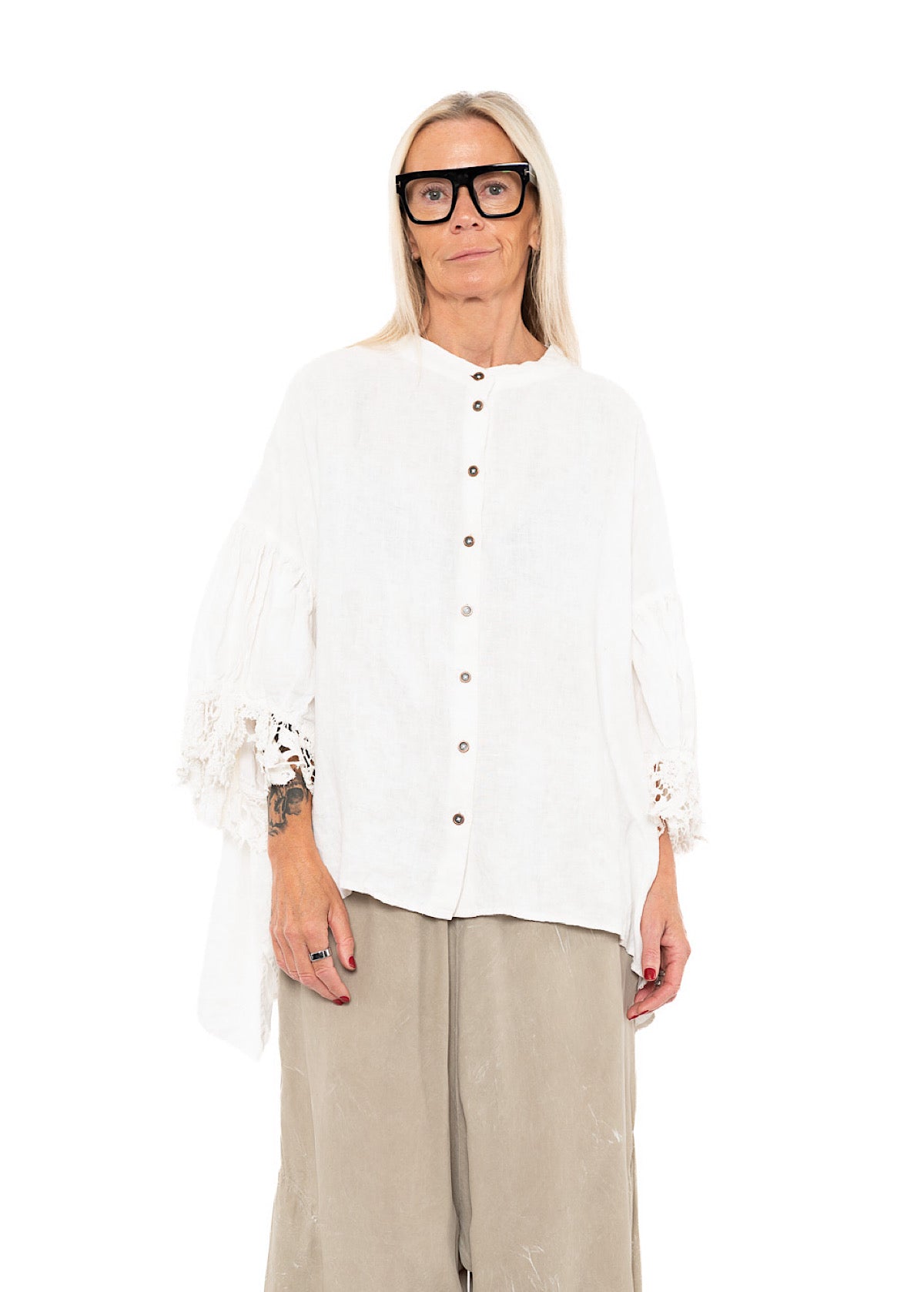 RUNDHOLZ DIP BLOUSE