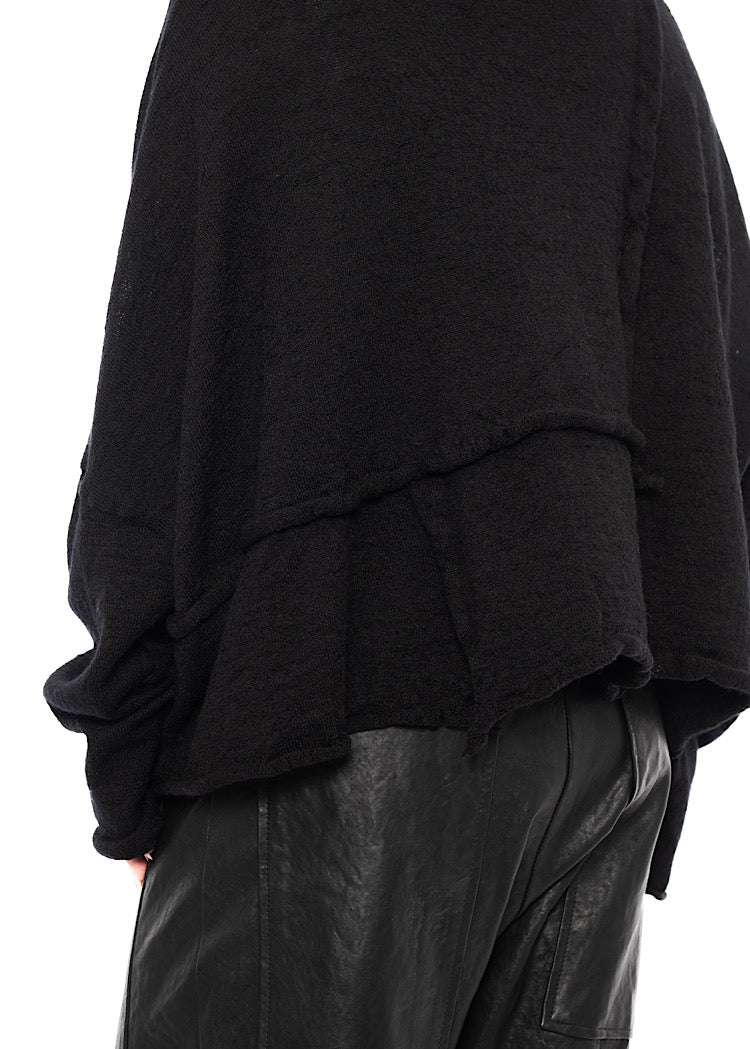 BOILED WOOL KNITTED PULLOVER