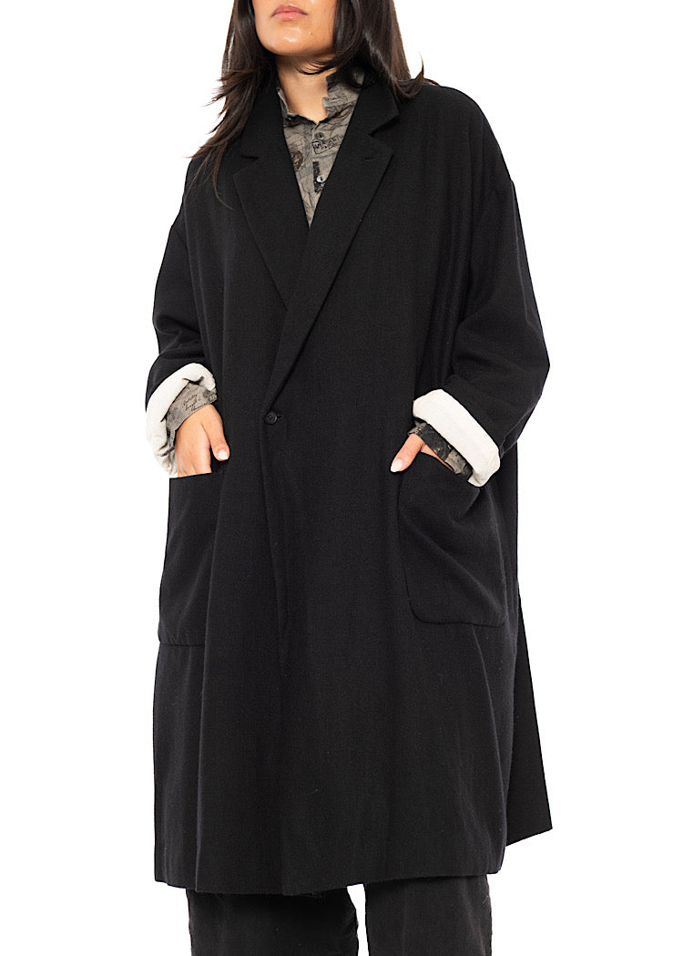 OVERSIZED TWEED COAT