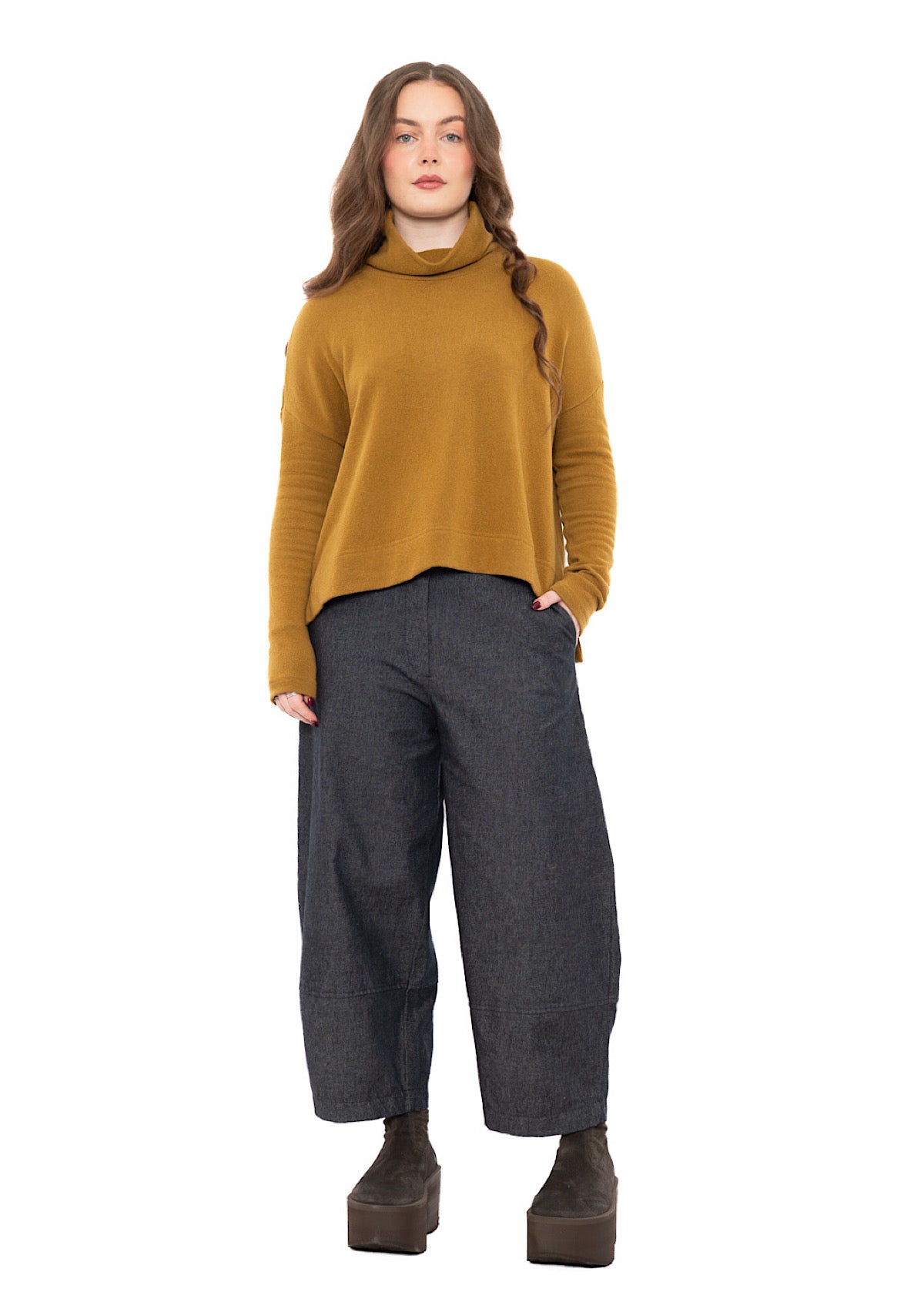 SIGNATURE COTTON-FLEECE MOYET PULLOVER