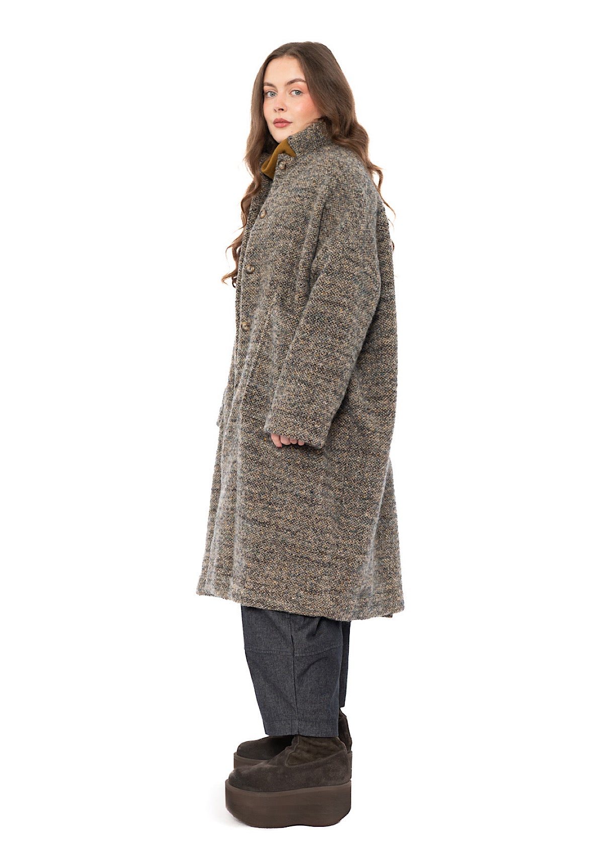 TEXTURED MÉLANGE HANNAH COAT