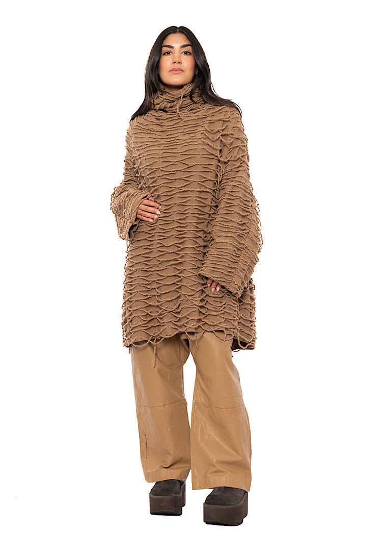 DECONSTRUCTED KNIT TUNIC