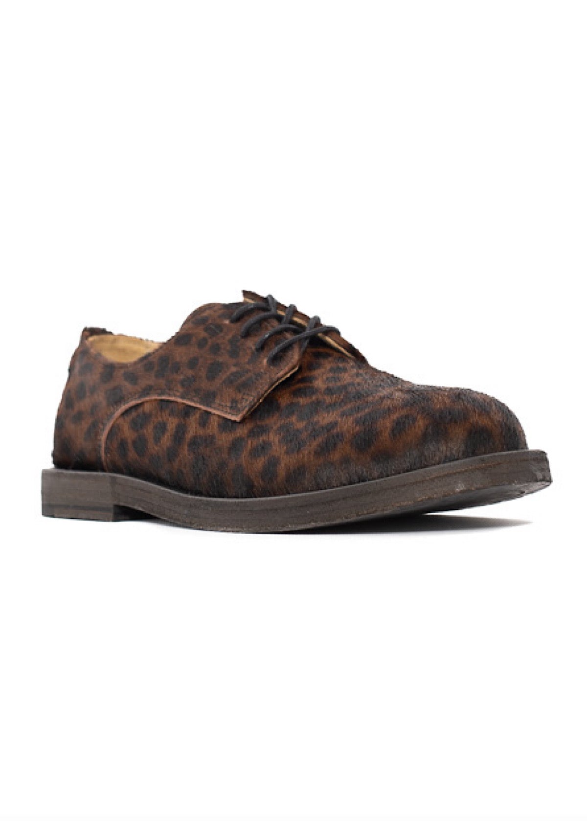 LEOPARD LEATHER SHOE