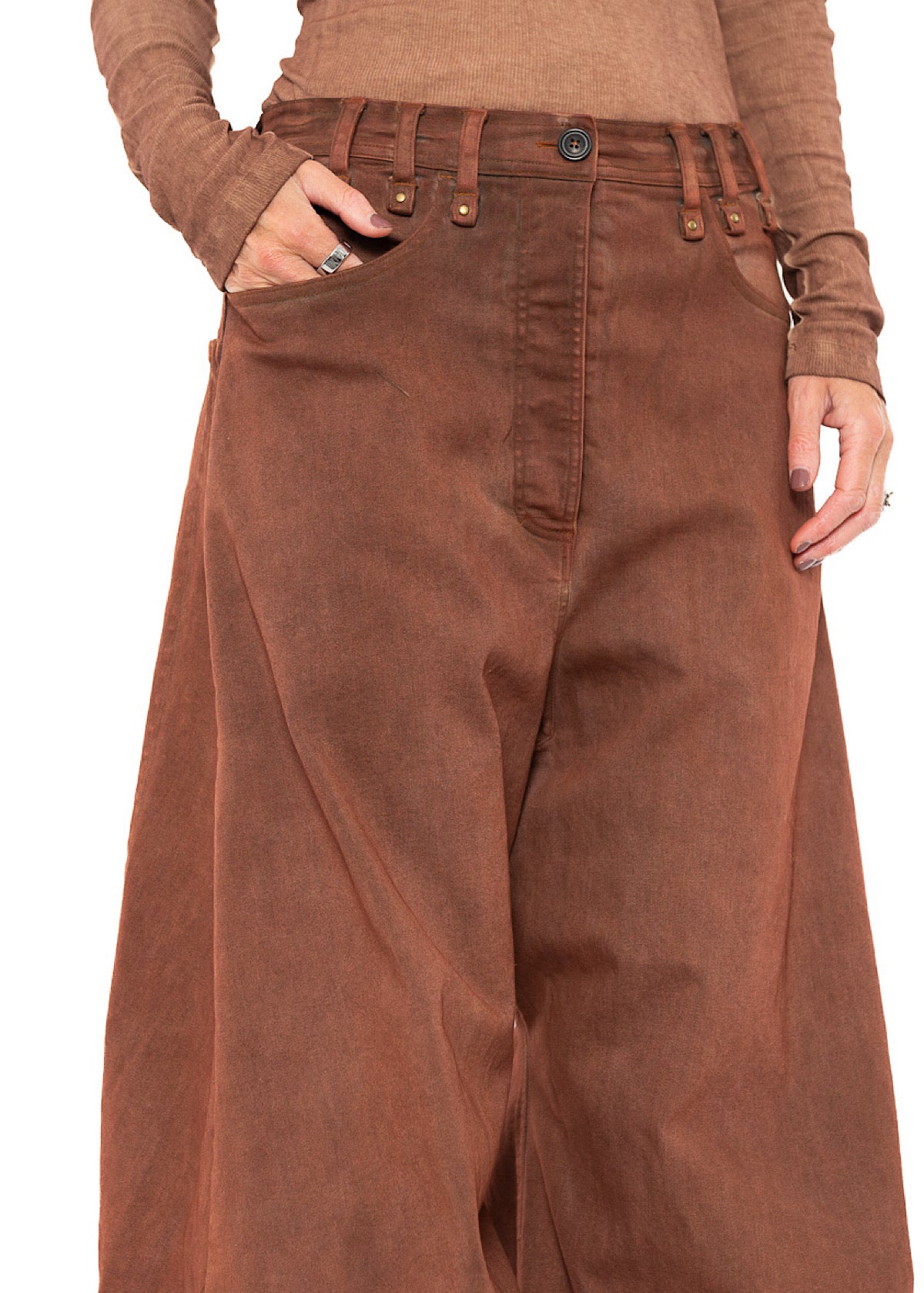 SIGNATURE BALLOON DENIM TROUSER