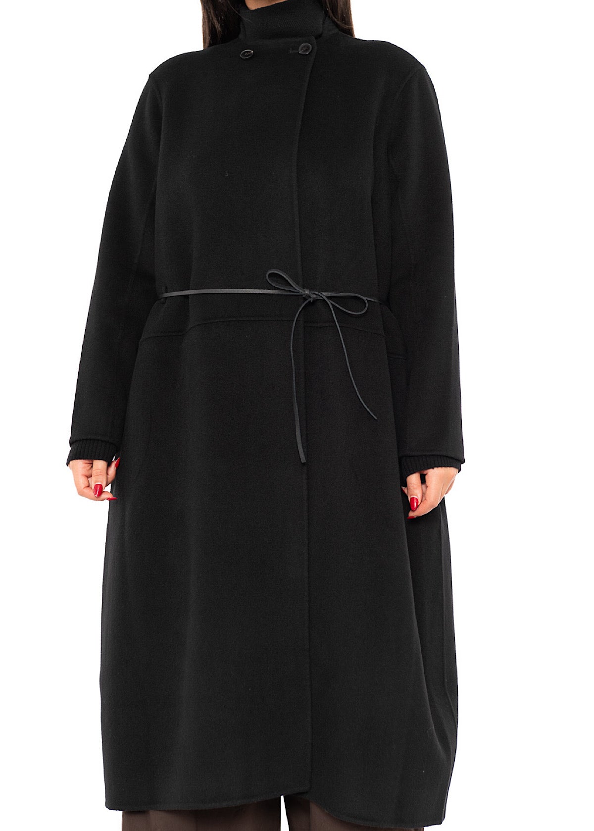 BELTED CASHMERE COAT