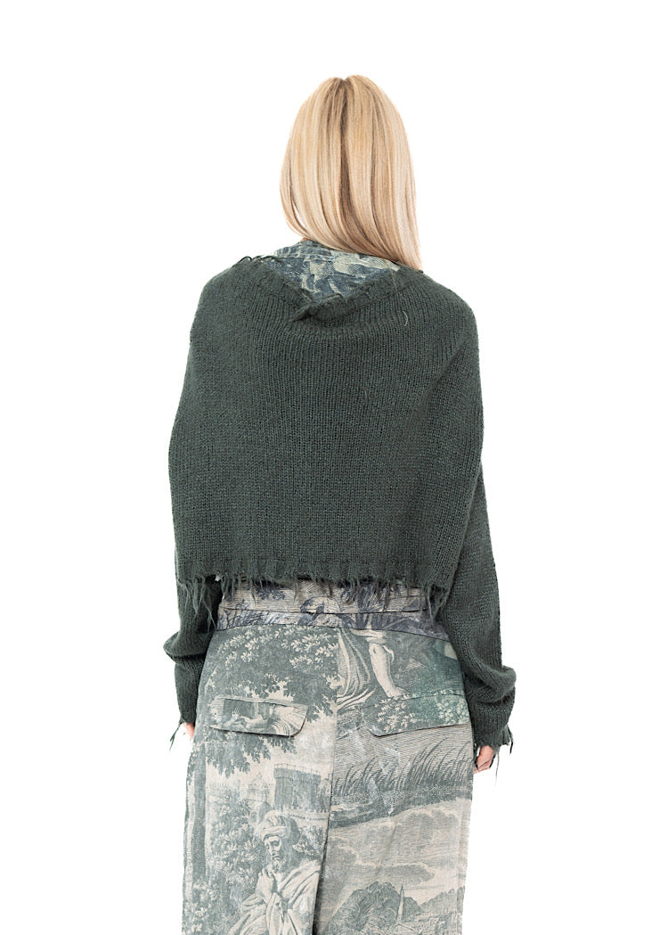 RUNDHOLZ DIP CARDIGAN