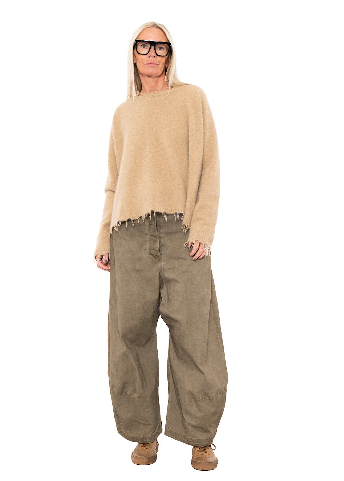 SIGNATURE BALLOON DENIM TROUSER