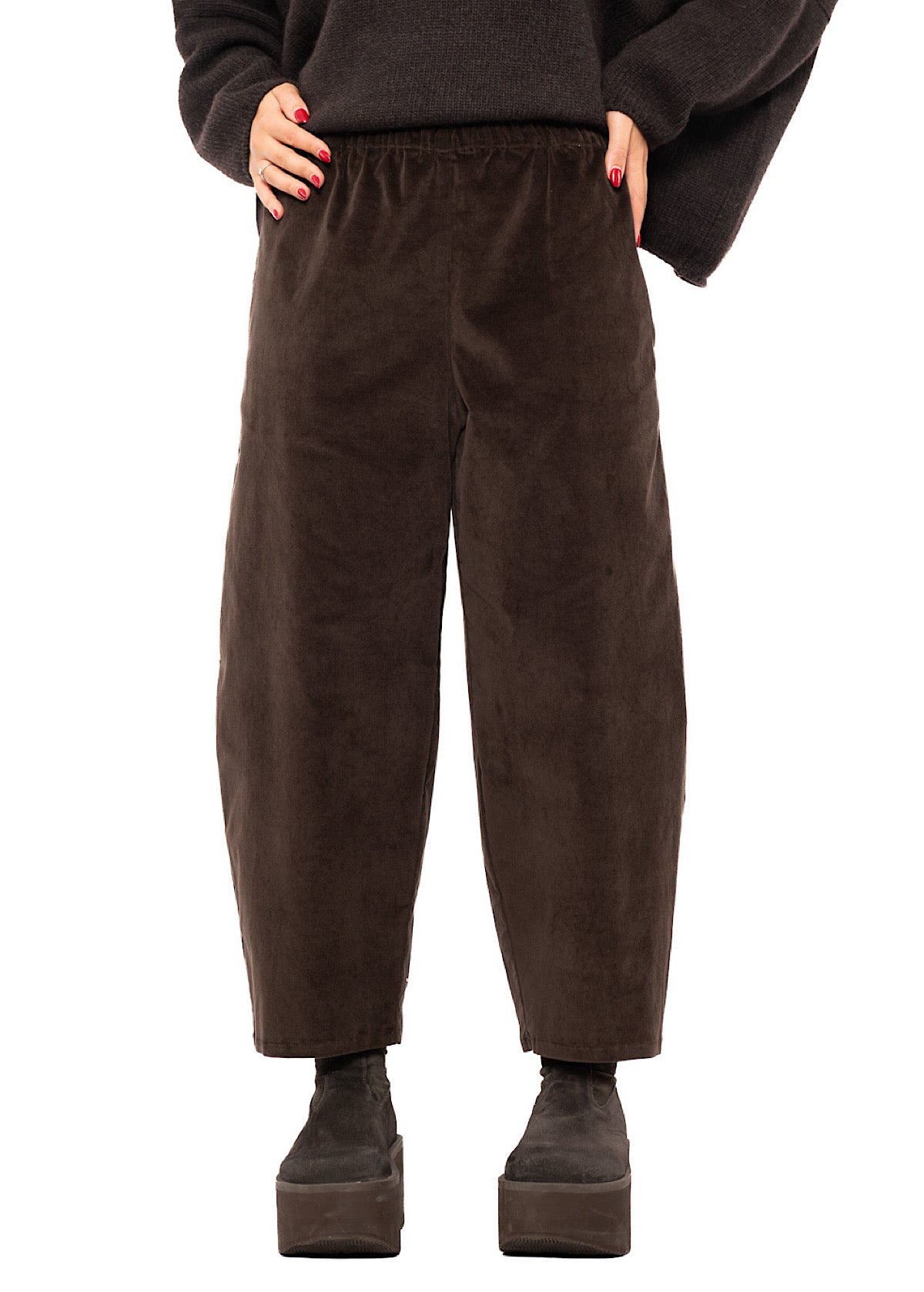 TAPERED VELVET FOSCO TROUSER