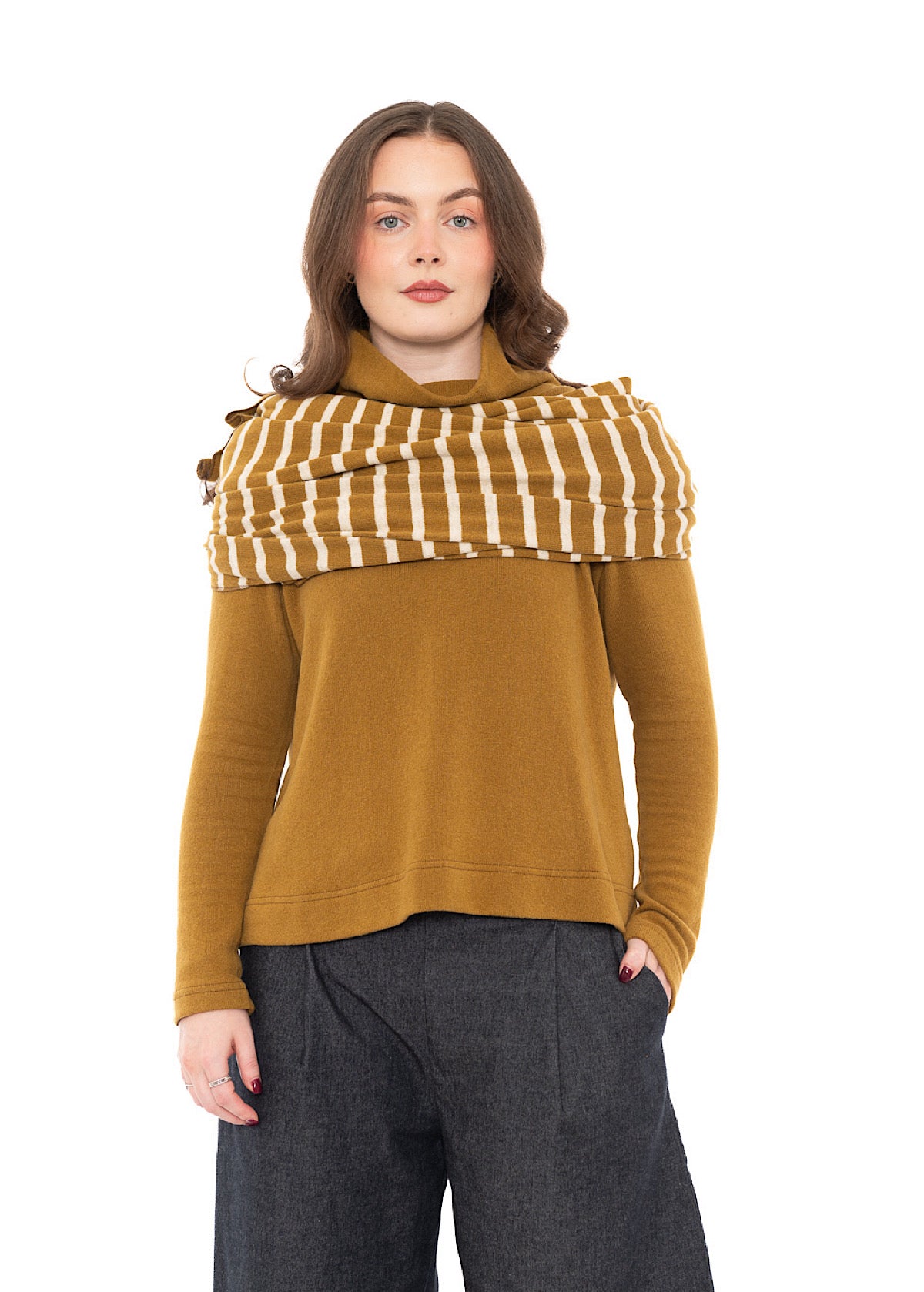 SIGNATURE STRIPED SEGOVIA SCARF
