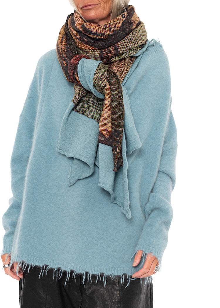 RUNDHOLZ DIP 1/2 SHARER KNITTED SCARF