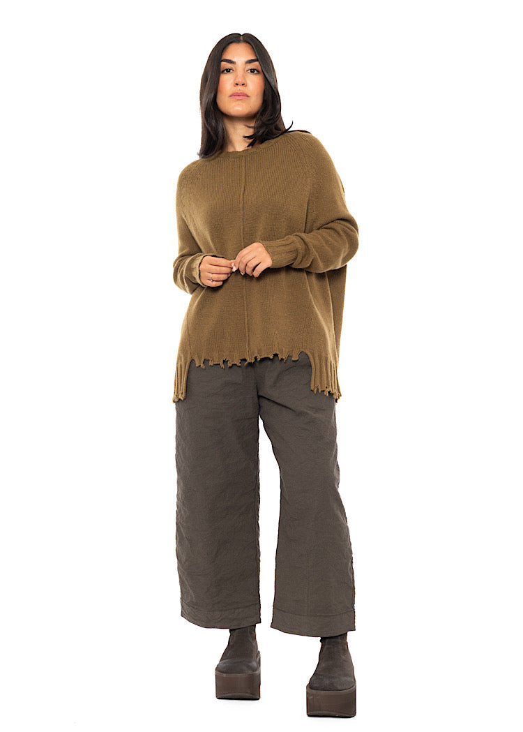 RELAXED CASHMERE-MIX KIARA PULLOVER