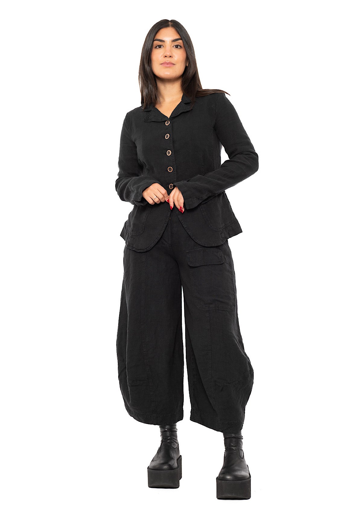 WINTER LINEN BALLOON TROUSER