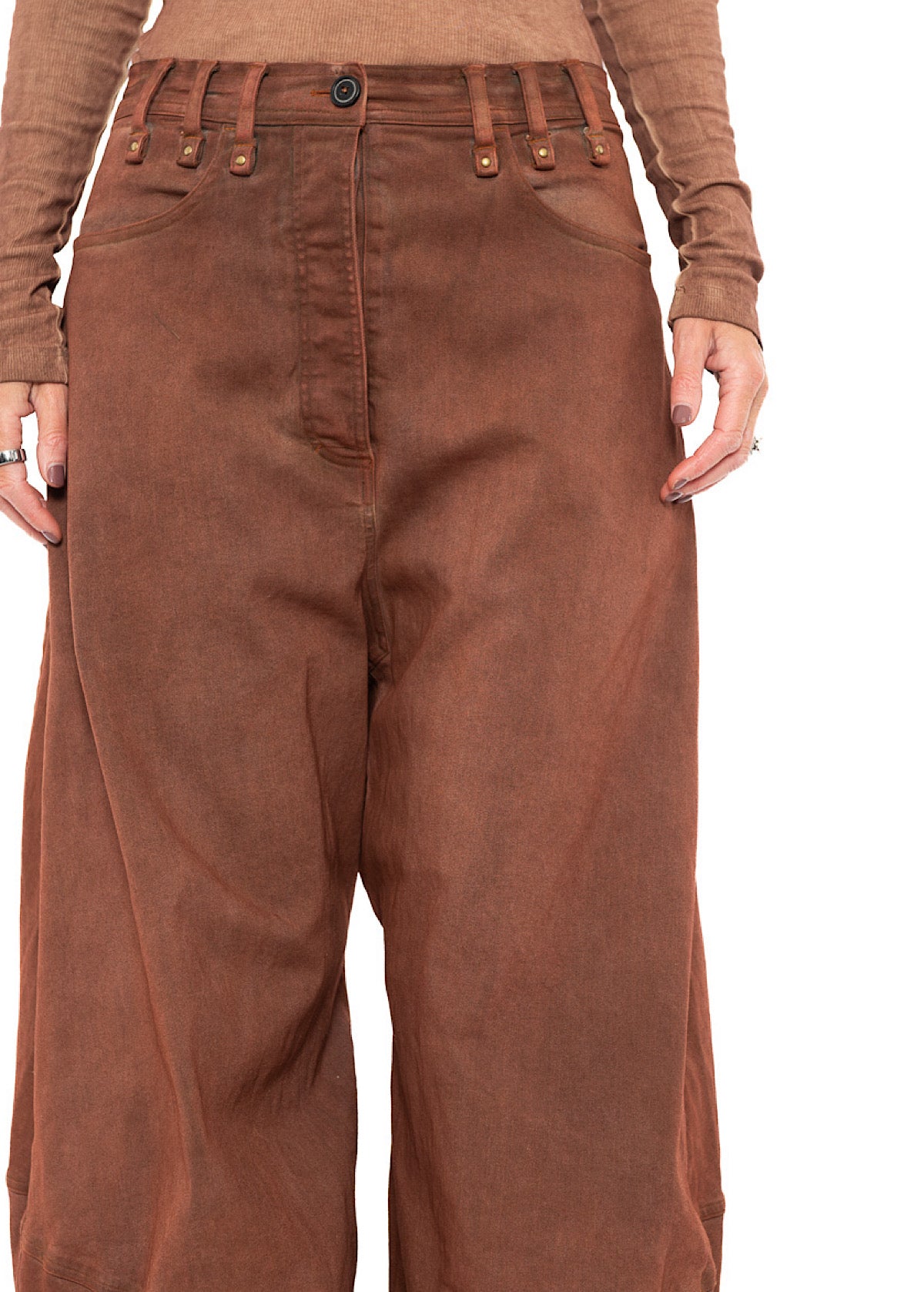 SIGNATURE BALLOON DENIM TROUSER