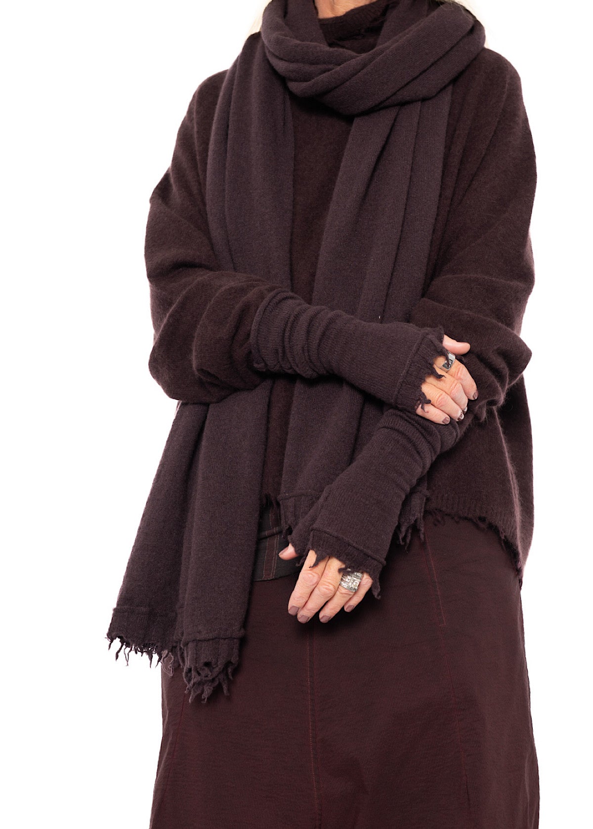 SIGNATURE CASHMERE FINGERLESS CUFF
