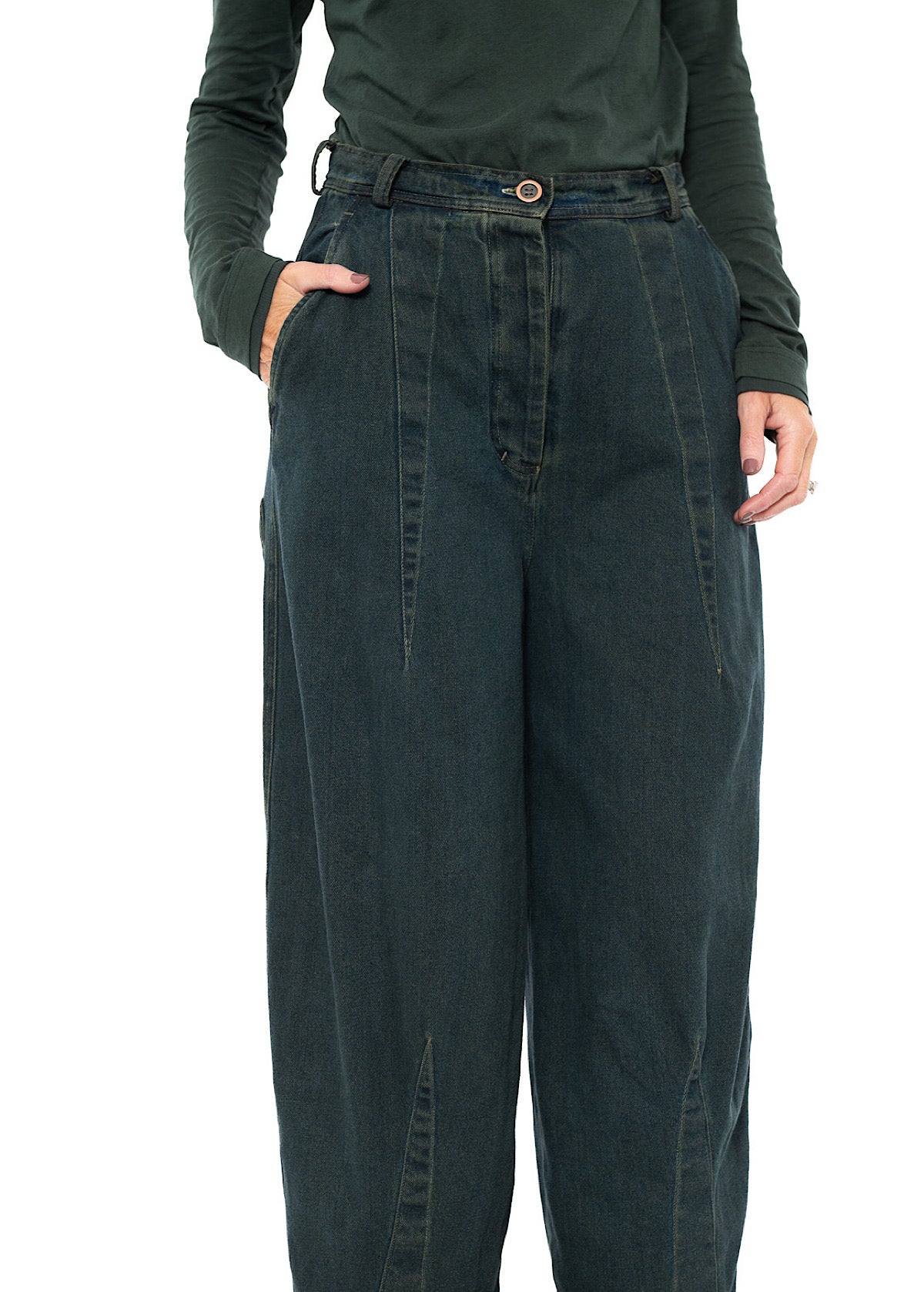 DENIM BALLOON TROUSER