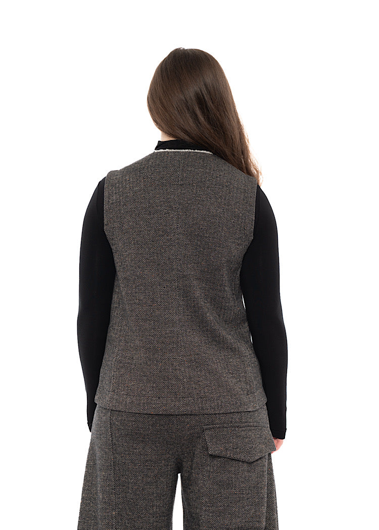HERRINGBONE GENNY I WAISTCOAT