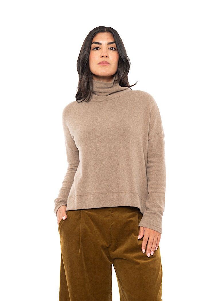 SIGNATURE COTTON-FLEECE MOYET PULLOVER