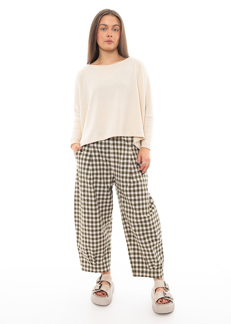 MAMA B BIANCO Q TROUSER