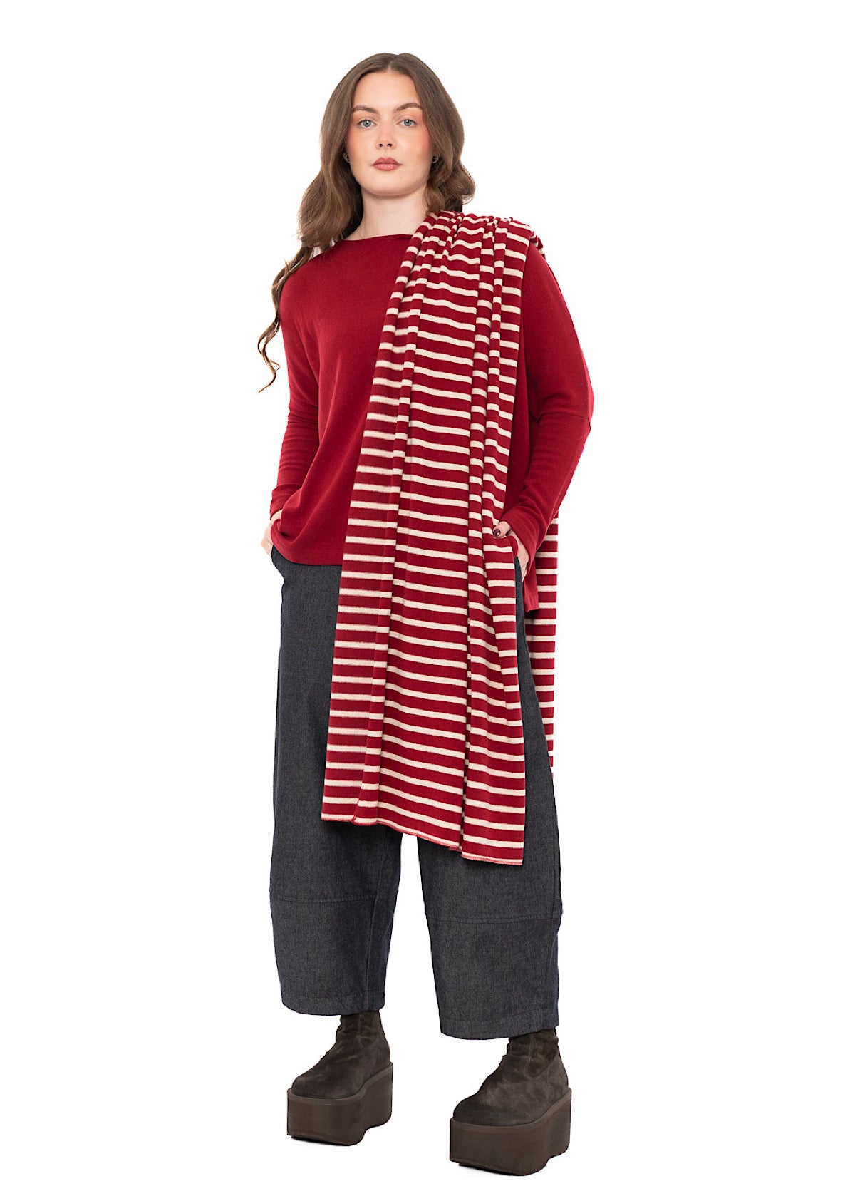 SIGNATURE STRIPED SEGOVIA SCARF