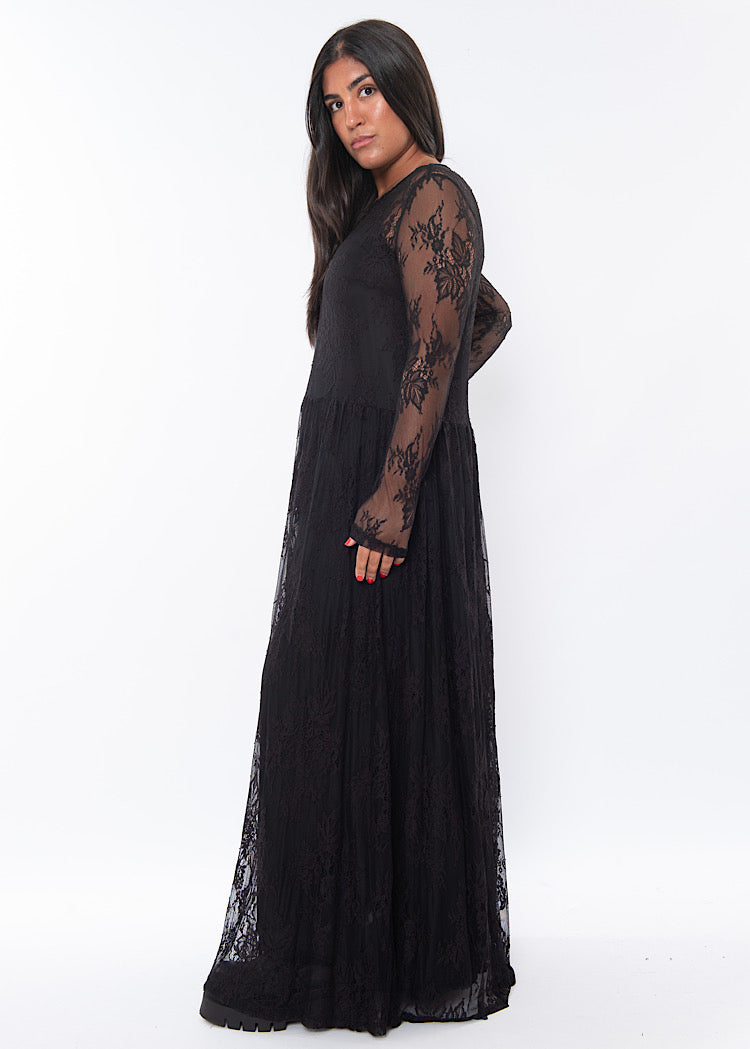 SANCTAMUERTE LACE DRESS