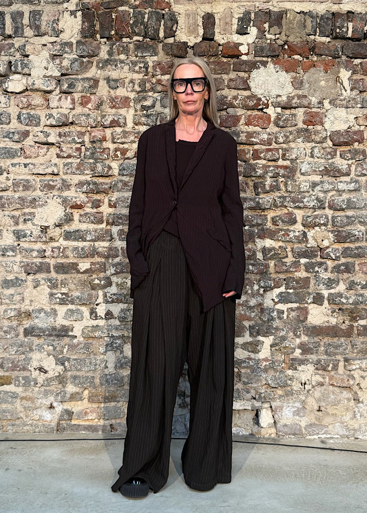 FLUID PINSTRIPE PALAZZO TROUSER