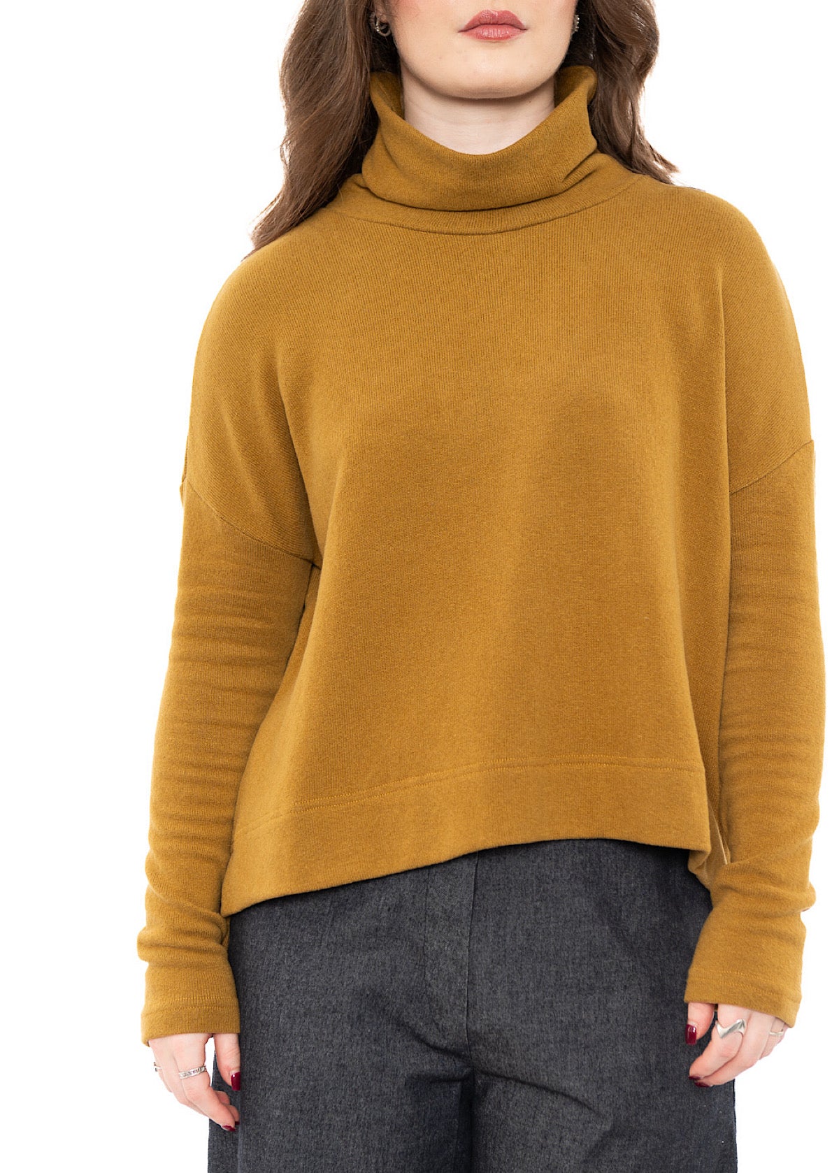 SIGNATURE COTTON-FLEECE MOYET PULLOVER
