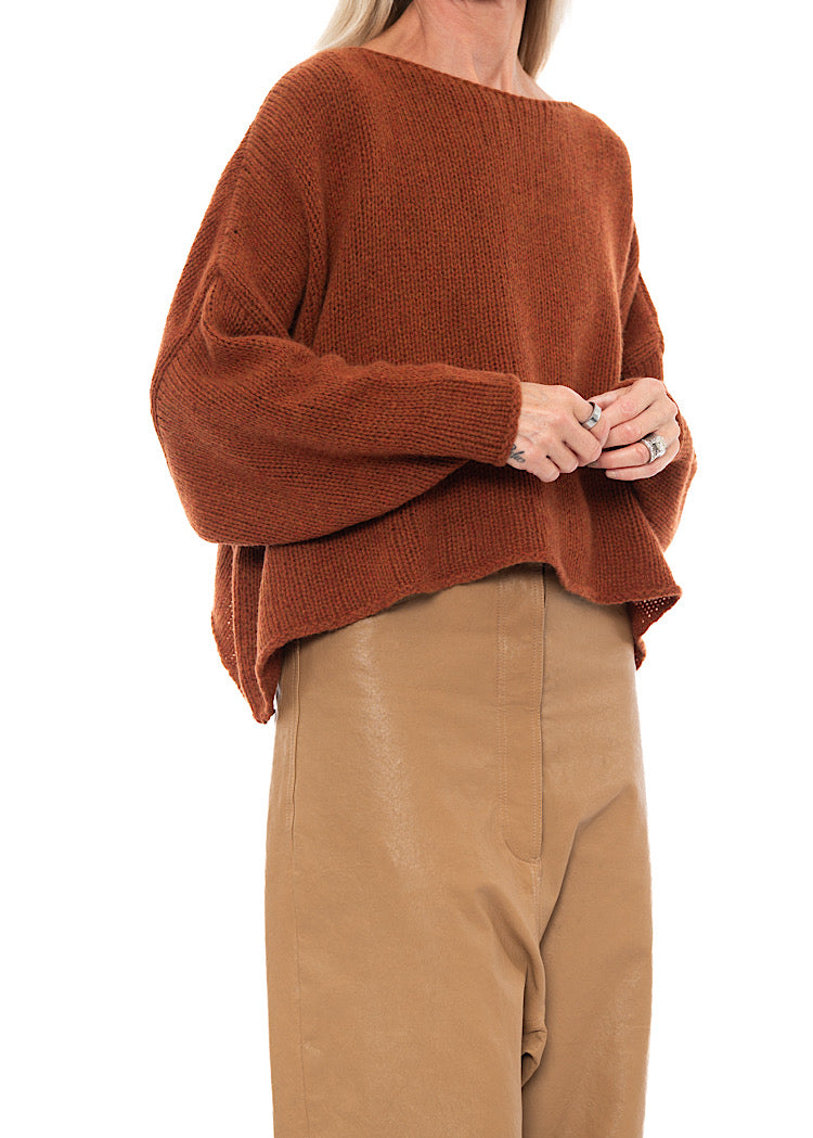 RELAXED SWING KNIT PULLOVER