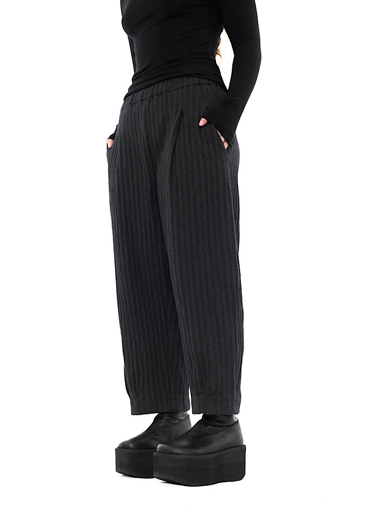 RIBBED BIANCO B TROUSER