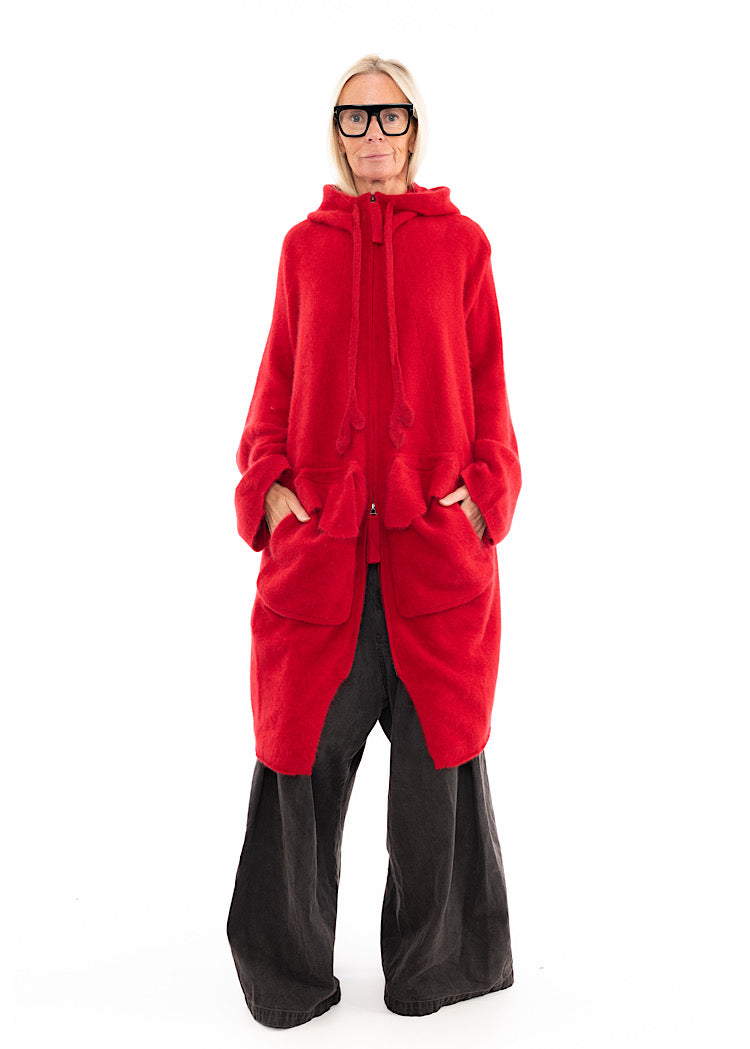 RUNDHOLZ x HOUSE OF VALERIE KNITTED COAT