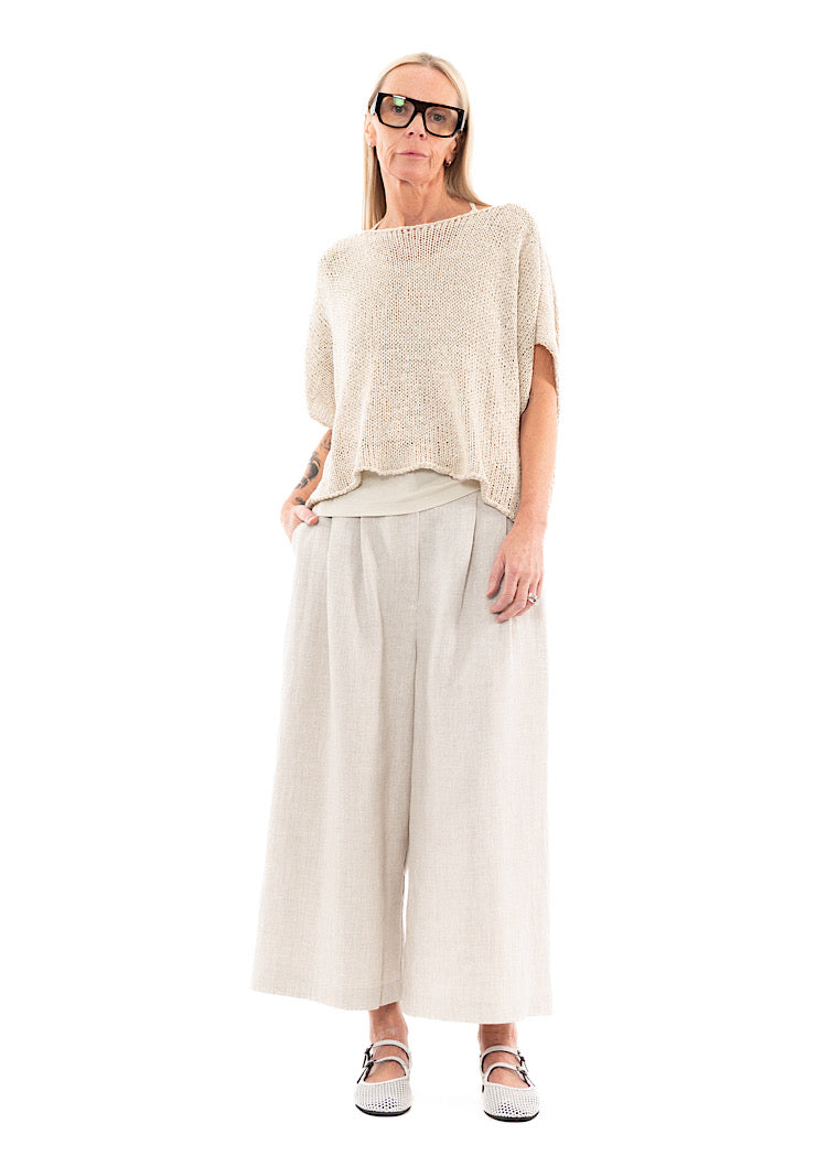 SORT AARHUS KNITTED TOP SS26 HOUSE OF VALERIE SORT AARHUS KNITTED TOP SS26 HOUSE OF VALERIE