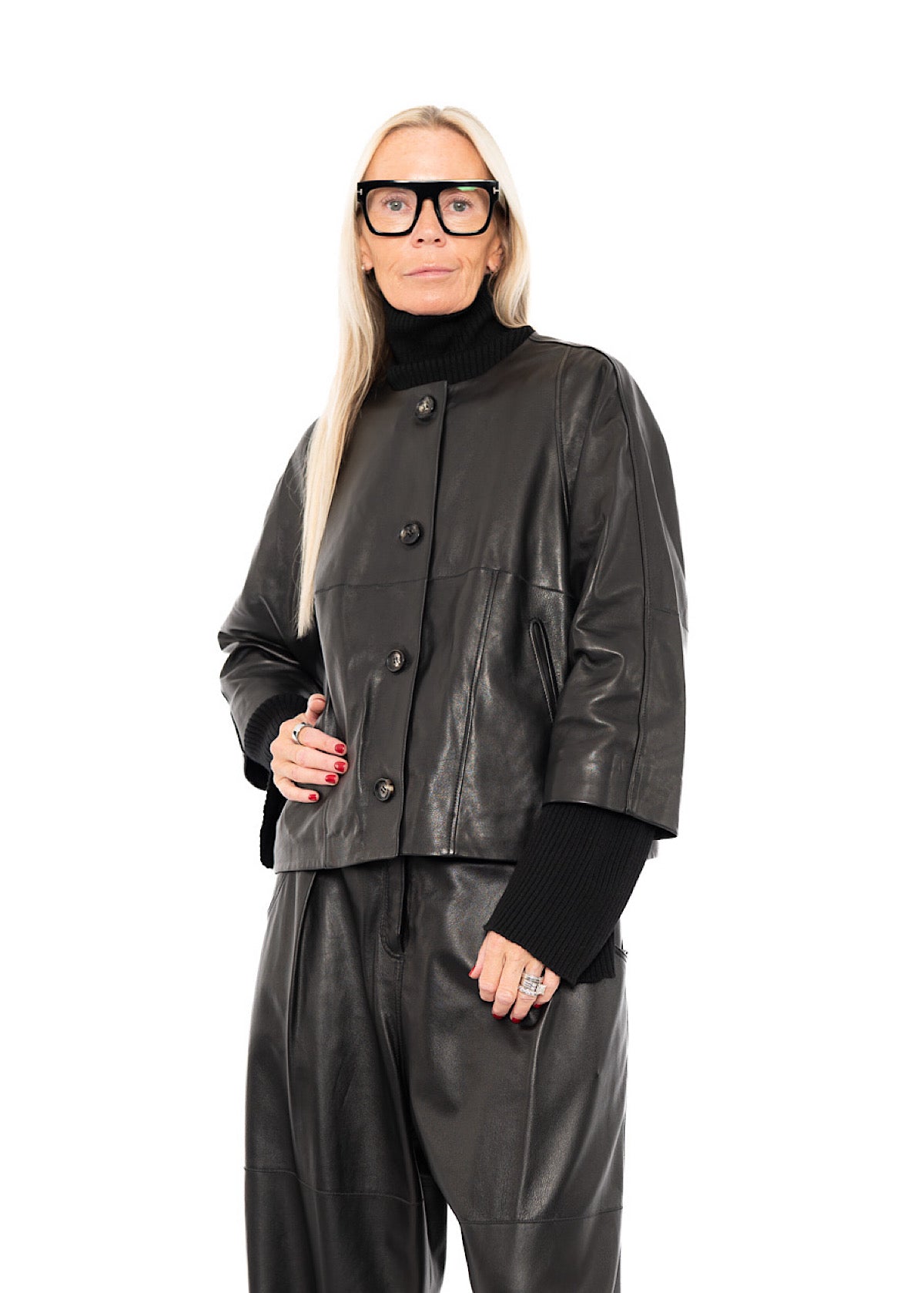 SIGNATURE LEATHER JACKET