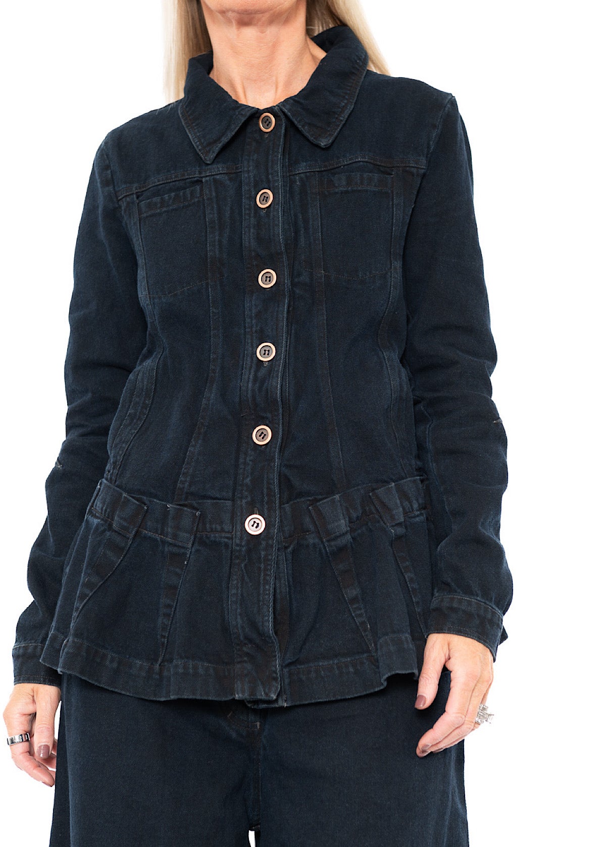 GARMENT-DYED DENIM JACKET