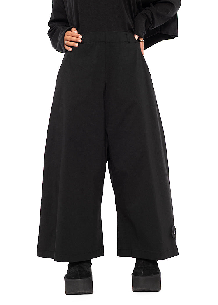STRETCH WIDE LEG TROUSER