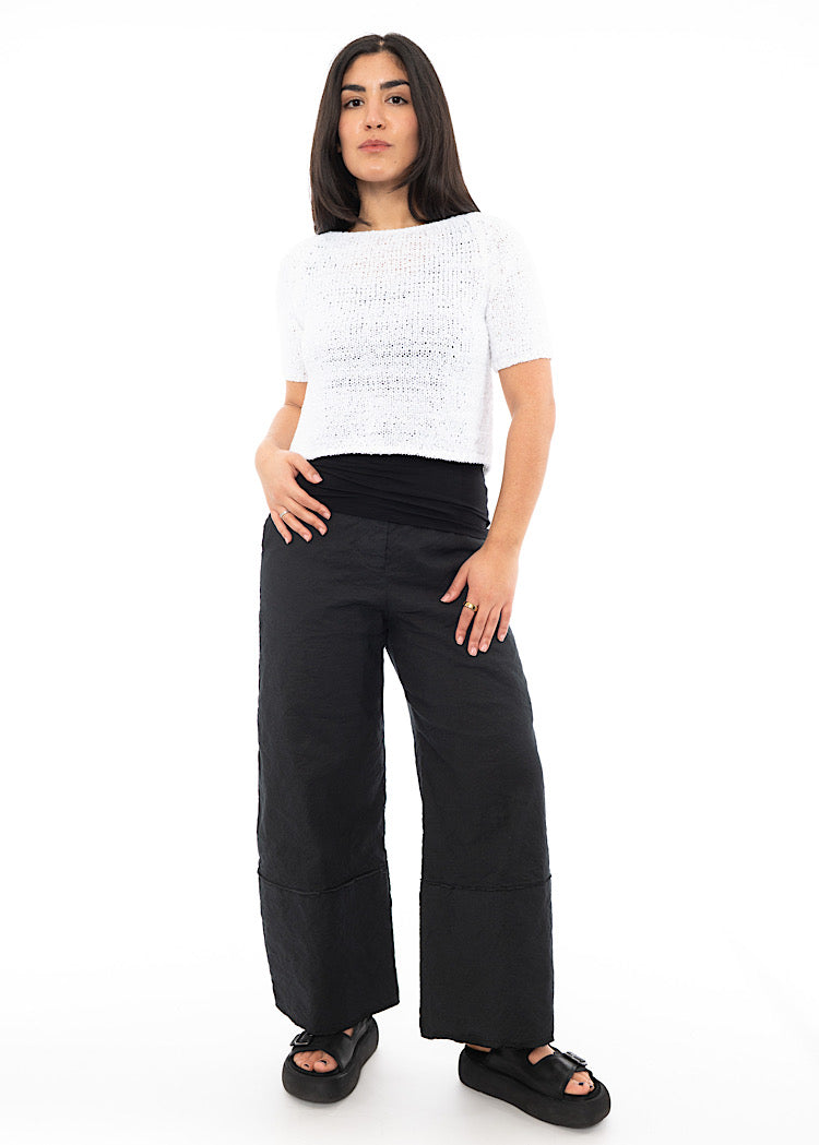 SARAH PACINI CROPPED PULLOVER