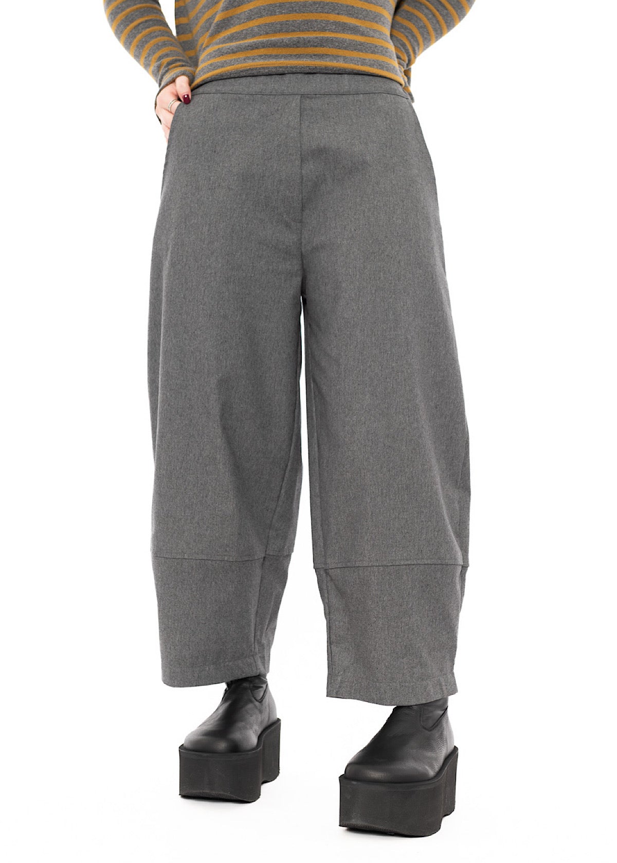 STRUCTURED COTTON-MIX RIMA D TROUSER