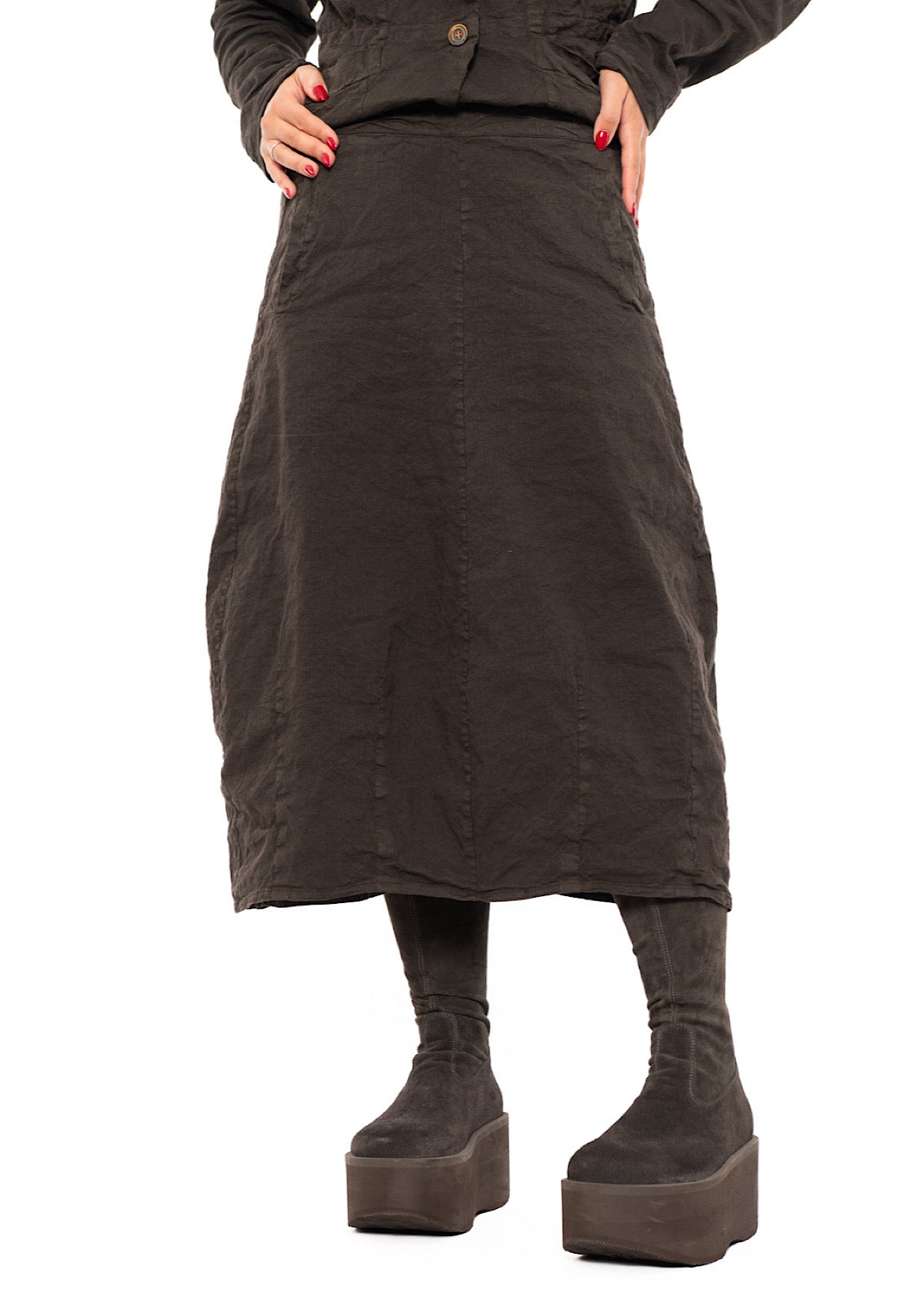 COTTON-TWILL JULIETTE SKIRT