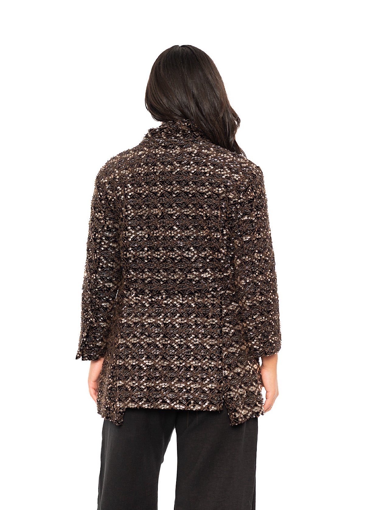 BEADED DOUBLE-BREASTED JACKET