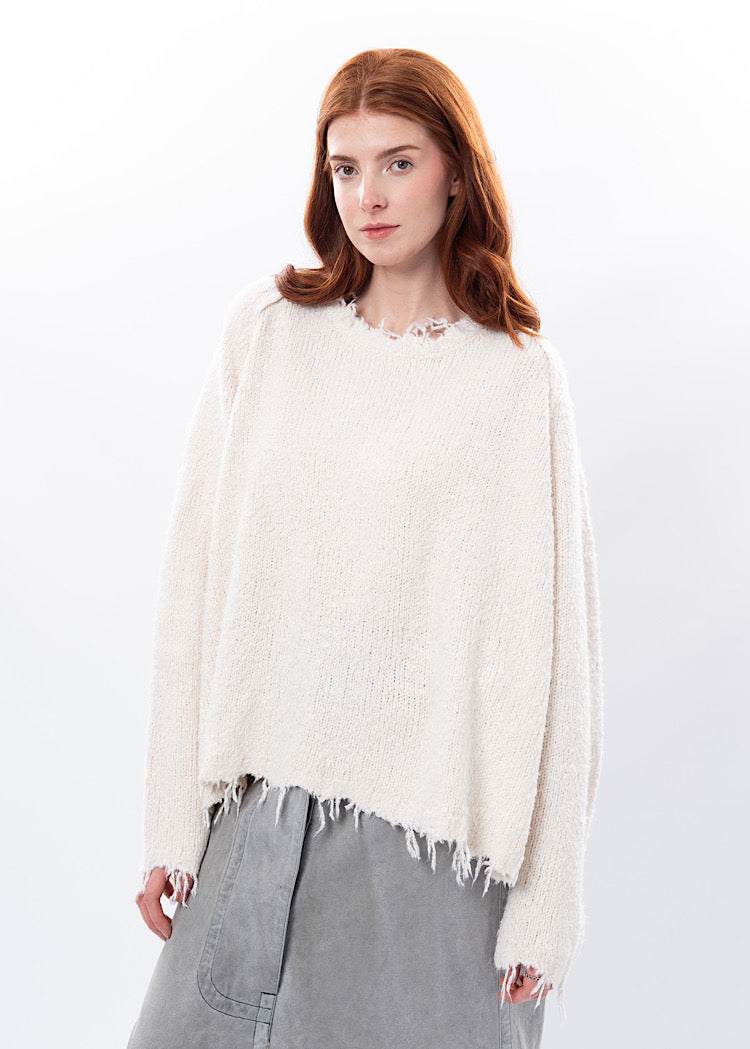 RUNDHOLZ DIP KNITTED PULLOVER