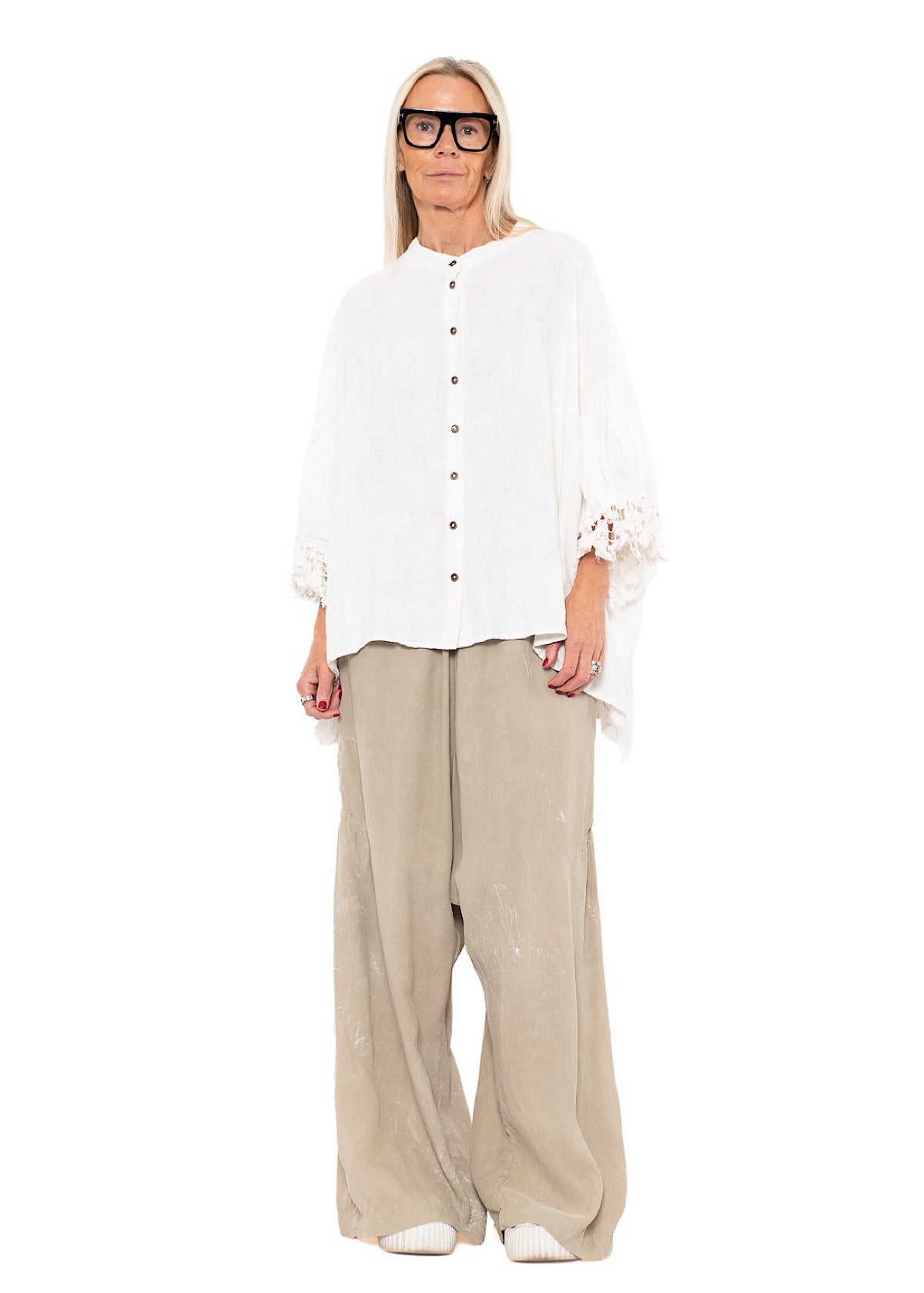 RUNDHOLZ DIP BLOUSE