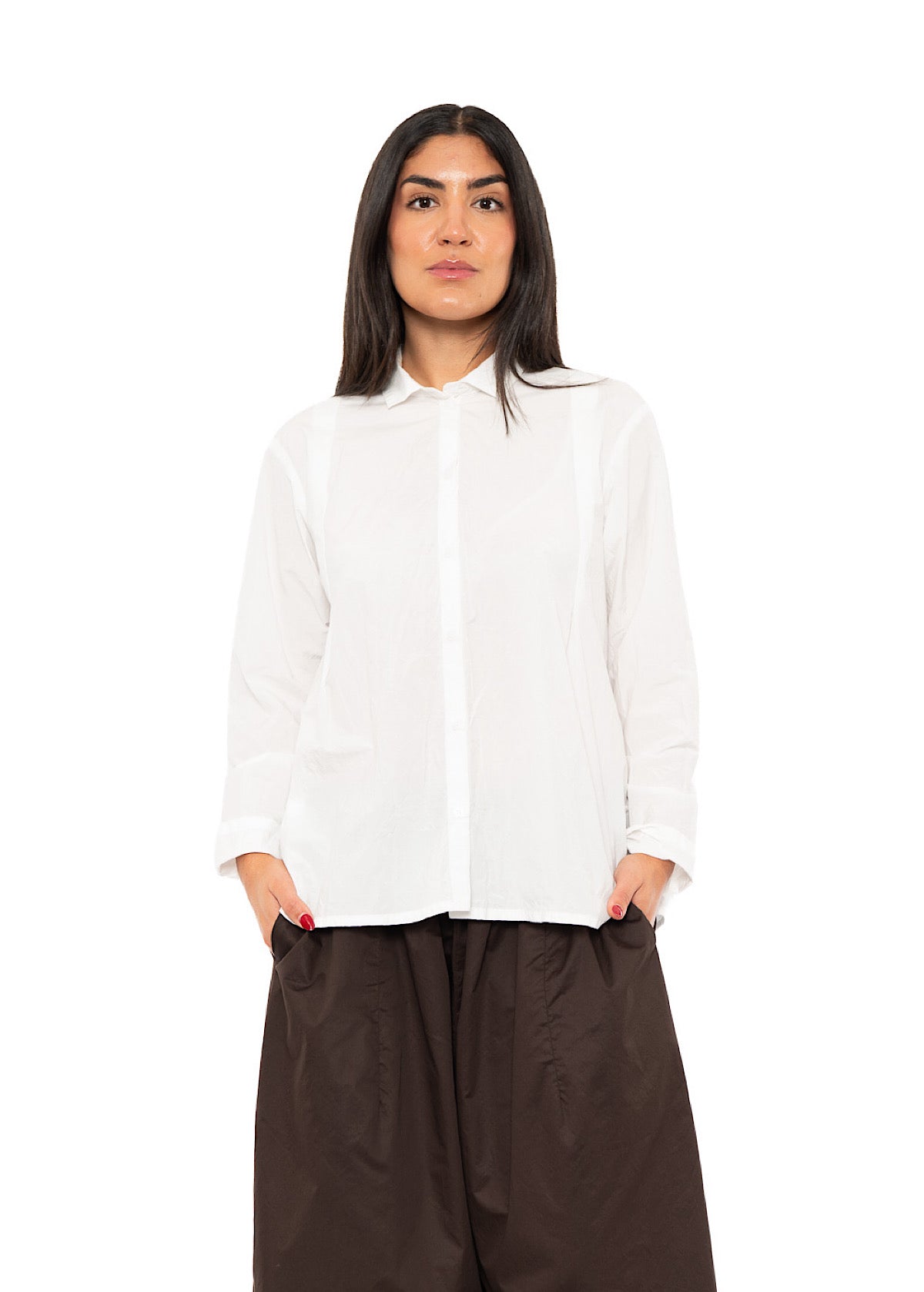 CRINKLE COTTON SHIRT