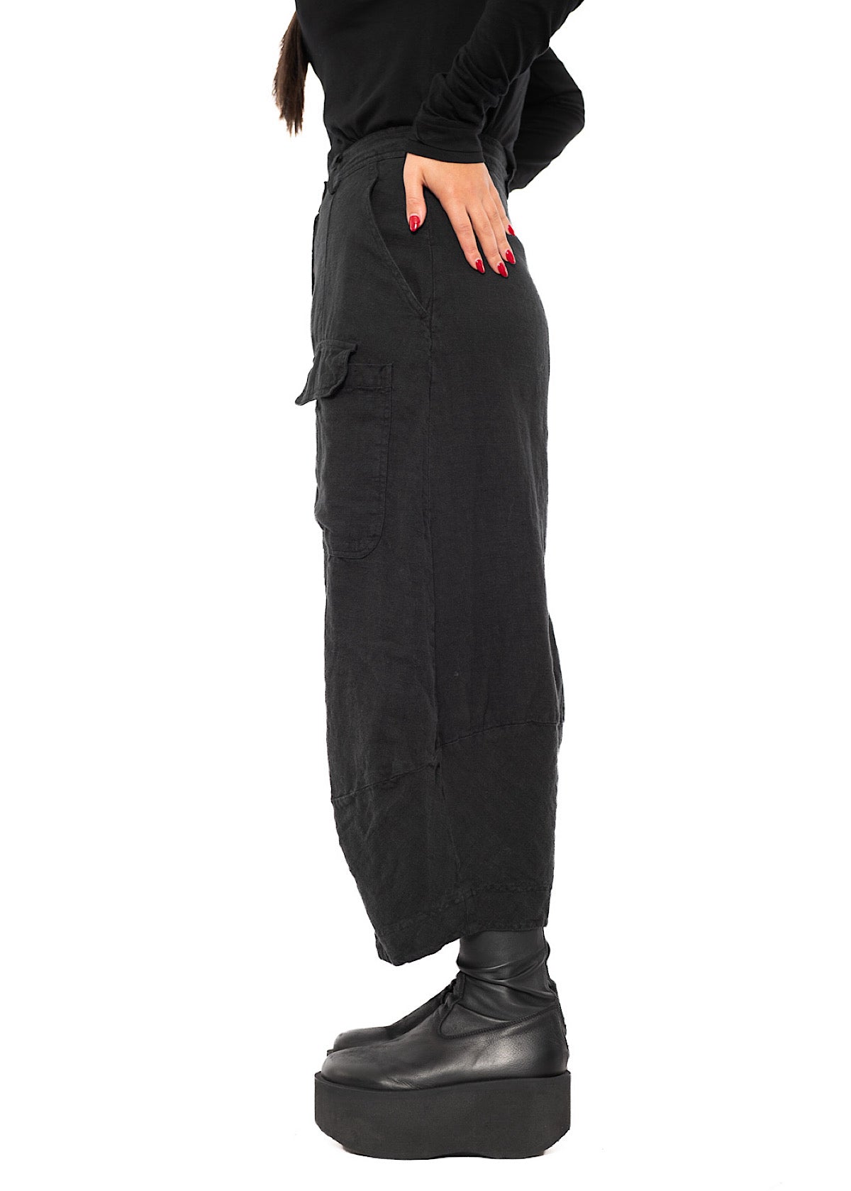 WINTER LINEN BALLOON TROUSER