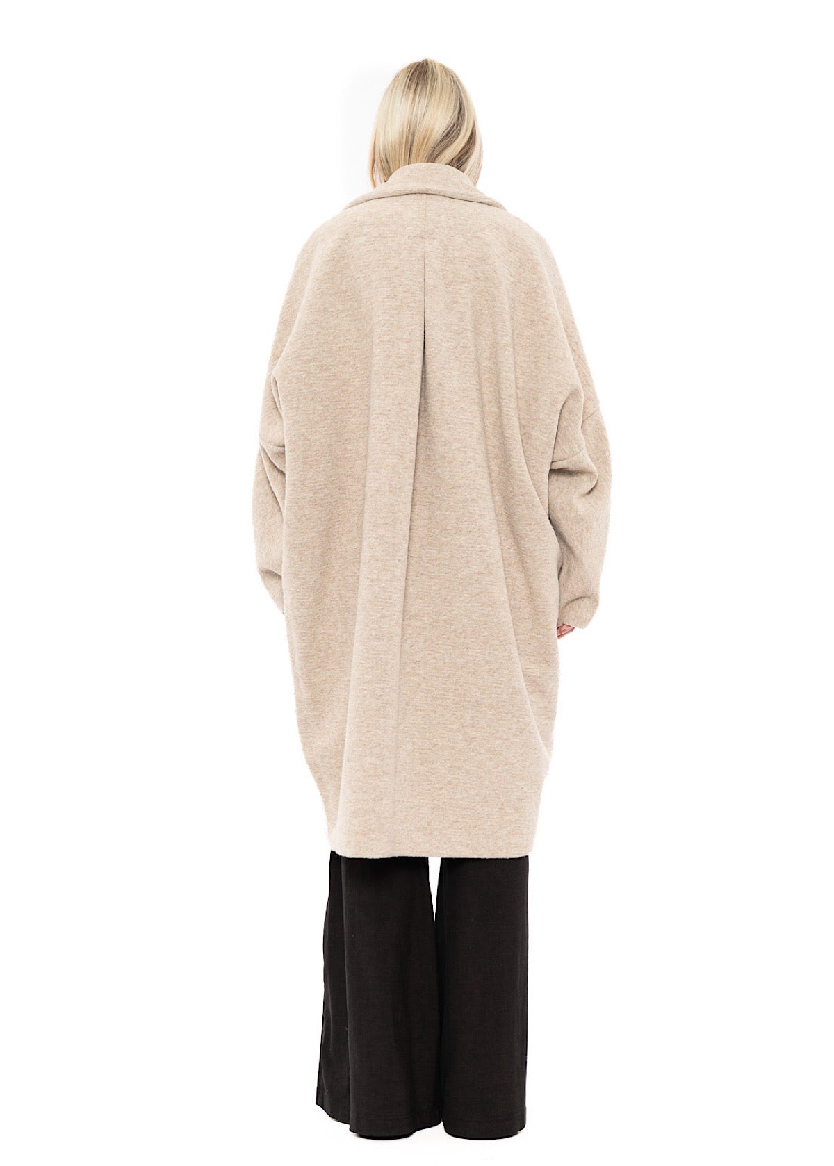 OVERSIZED WOOL-BLEND COAT