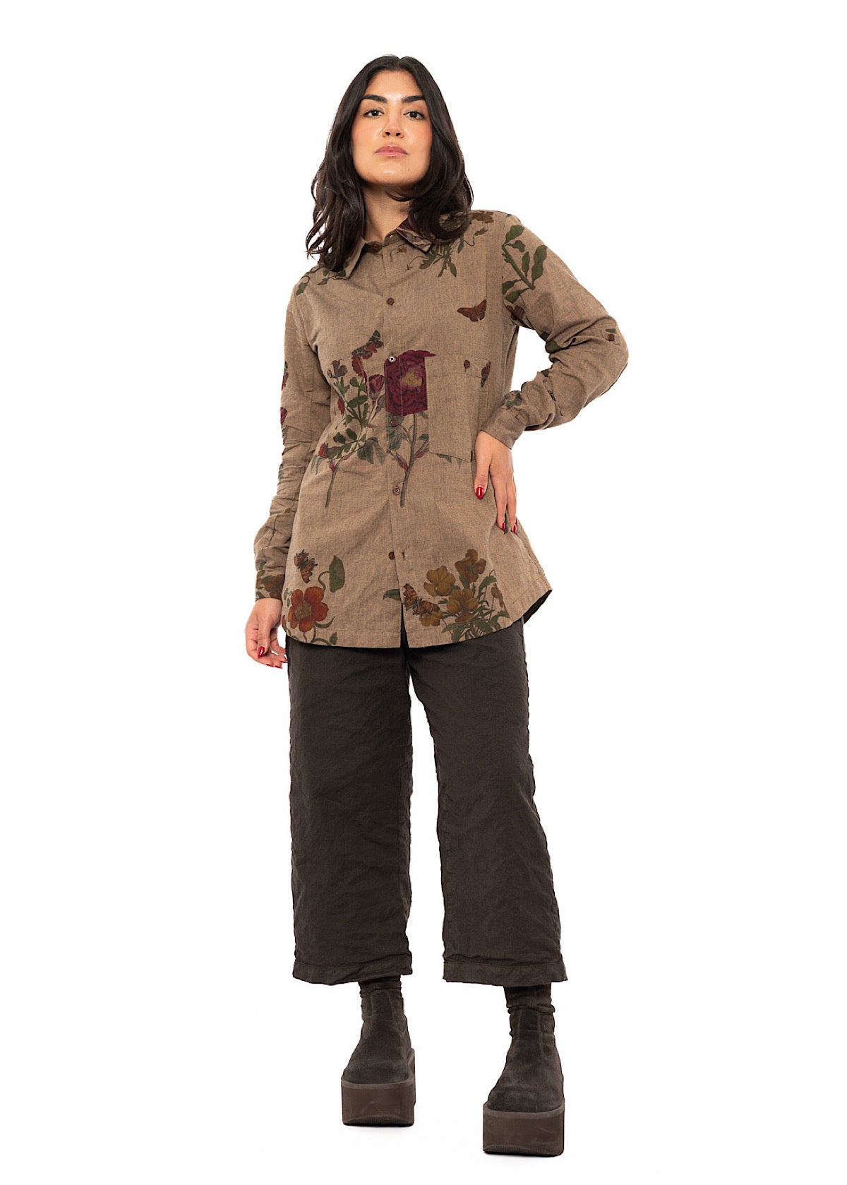 BOTANICAL PRINTED SHIRT