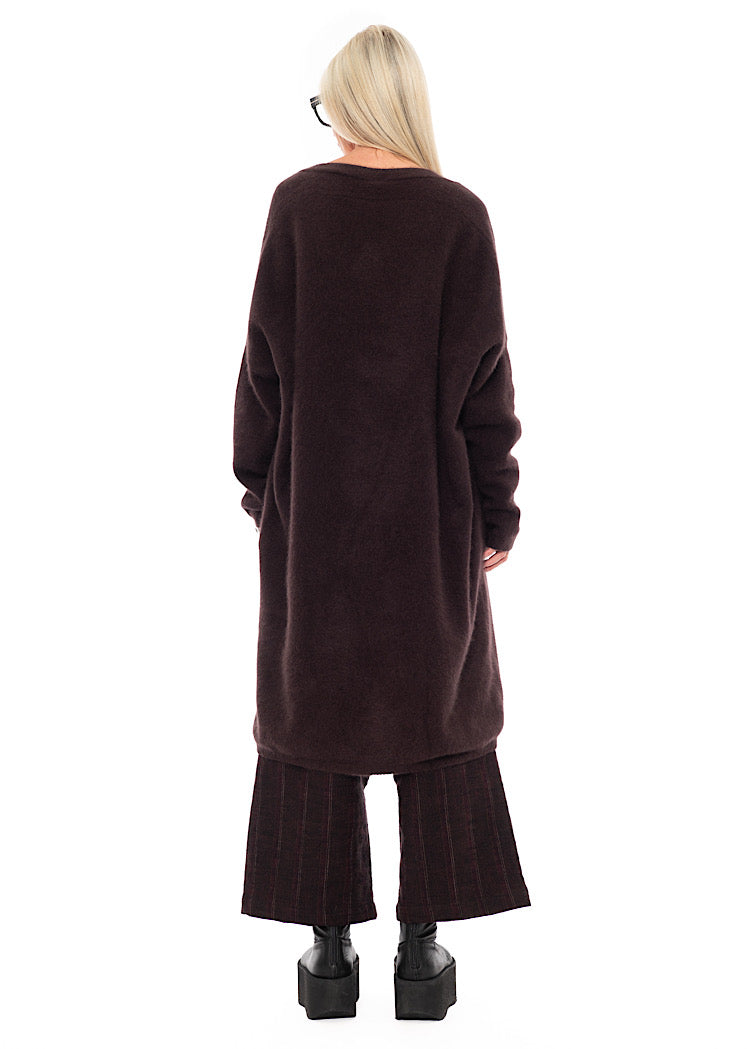 SIGNATURE RACCOON HAIR KNITTED TUNIC